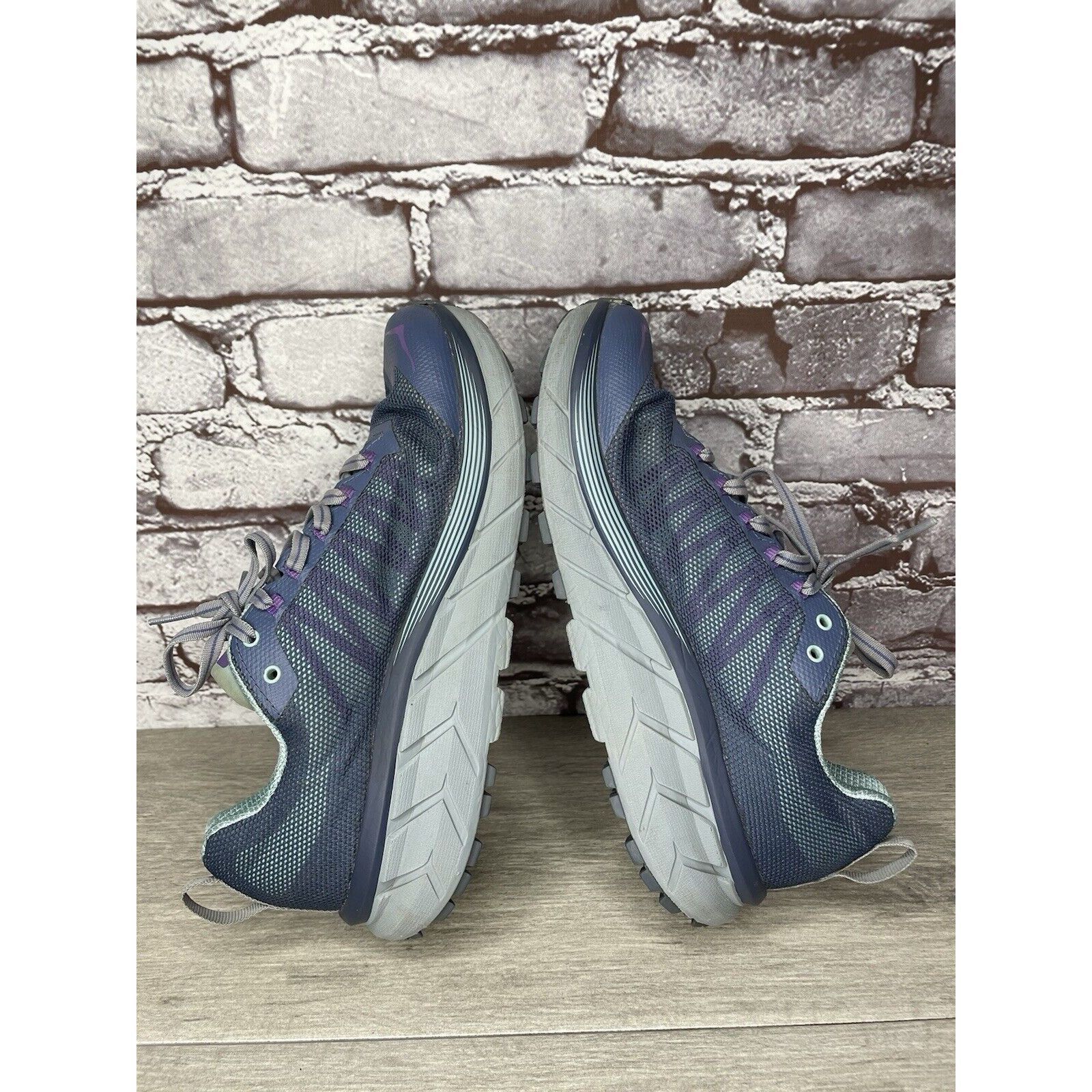 Hoka Hoka One One Challenger ATR 4 Blue Trail Running Athletic Sh Size US 8 / IT 38 - 20 Thumbnail
