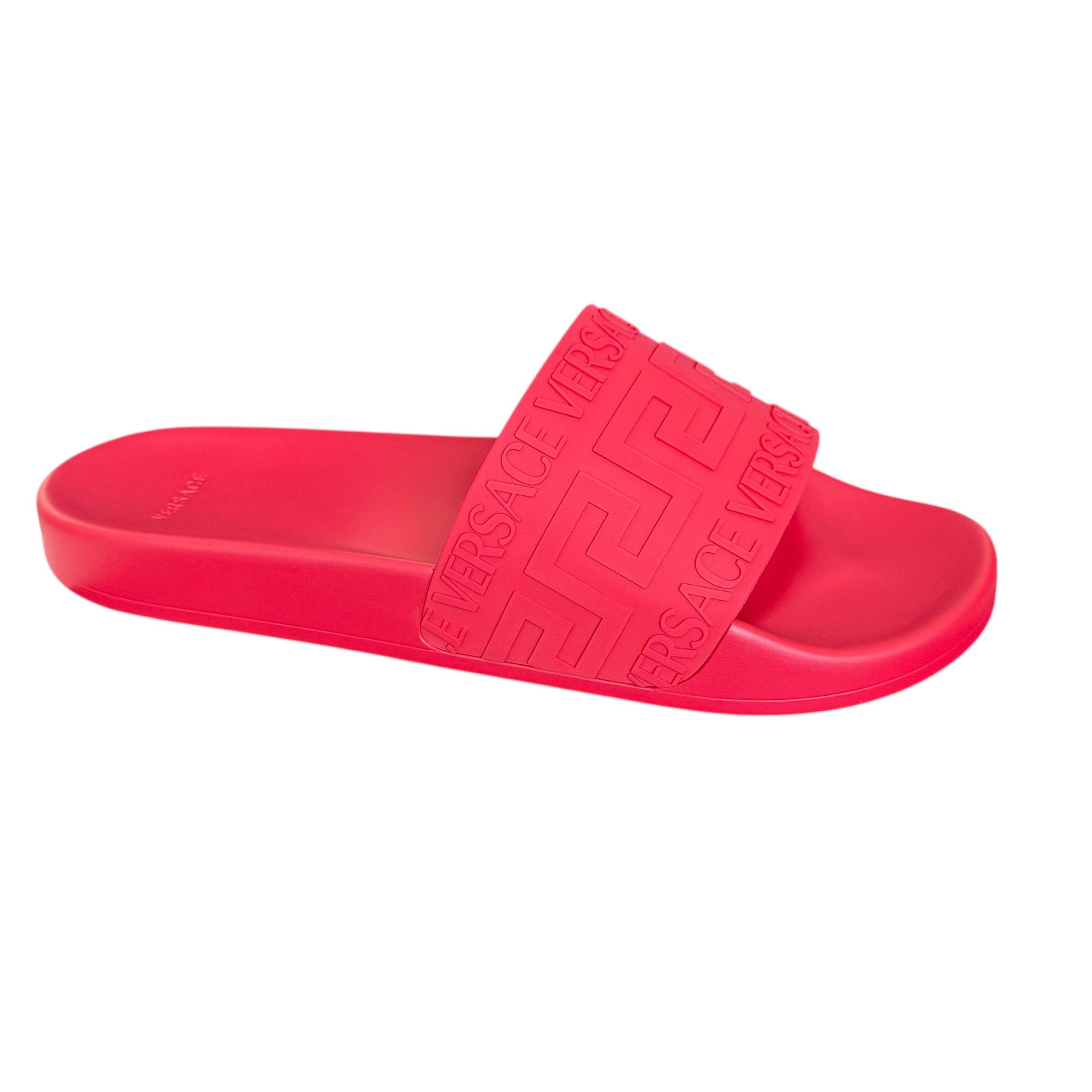 Versace 1006272 Men\'s Rubber Greca‎ Gomma Pool Slide, sizes 41 $325 VERSACE Gomma Men main image 3