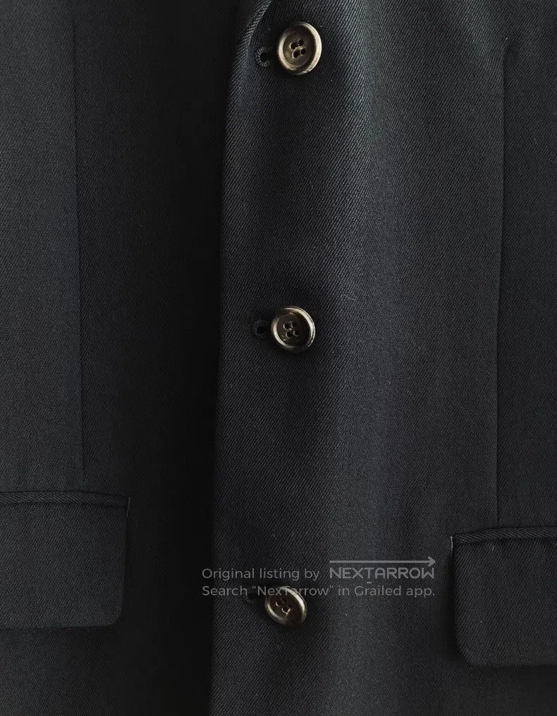 Comme des Garcons Comme Des Garcons Twill wool notched lapel blazer Size US S / EU 44-46 / 1 - 7 Thumbnail