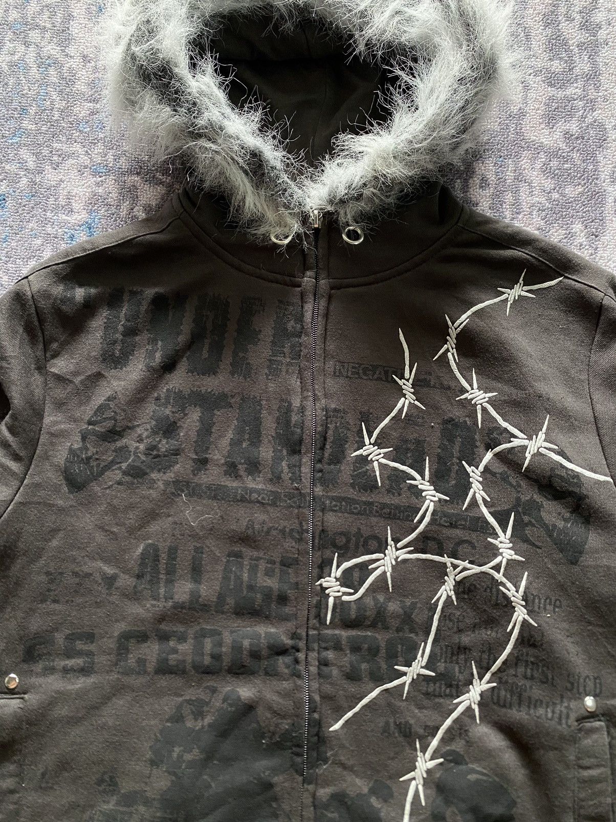 If Six Was Nine Japanes Center Clease Fur Hoodie Ifsix Lgb Style Size US L / EU 52-54 / 3 - 4 Thumbnail