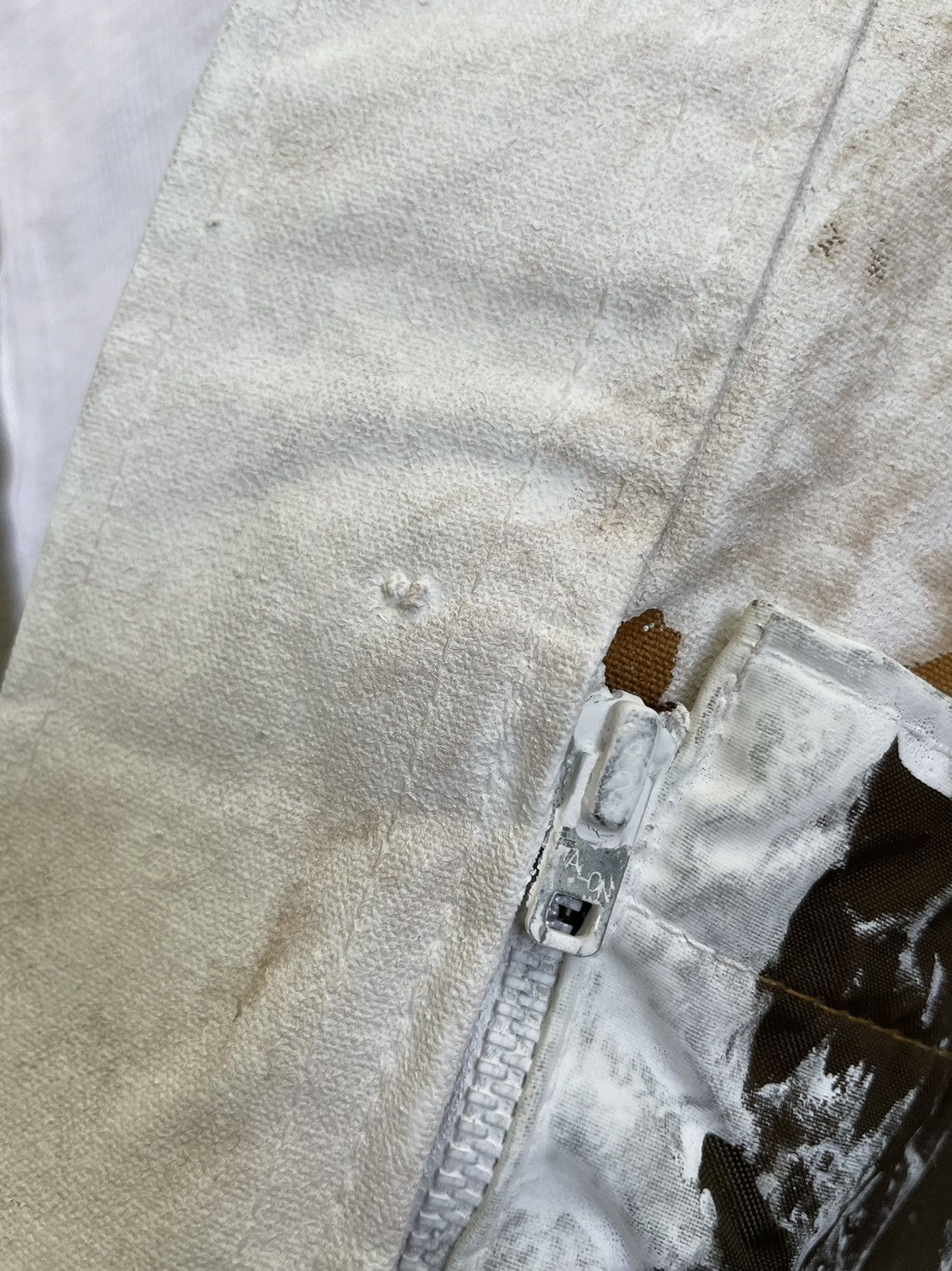Handmade Duck Hunting Coat in White Size US L / EU 52-54 / 3 - 9 Thumbnail