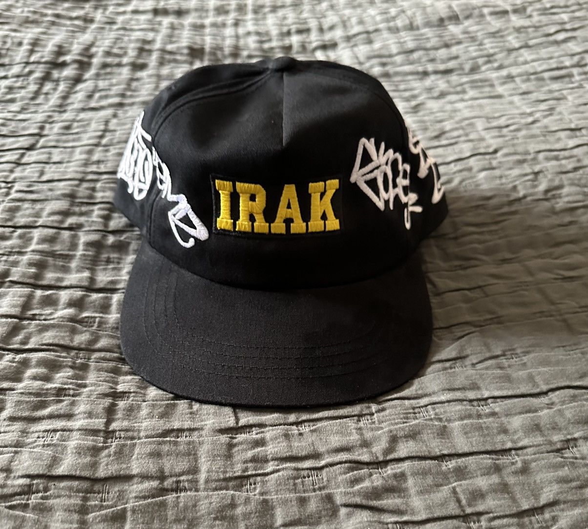 image of Irak Tag Embroidered in Black, Men's