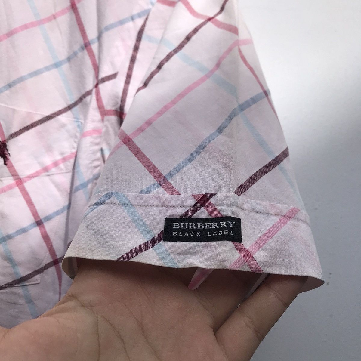 Burberry Vintage Burberry Black Label Shirt skinhead trimfit 3 shirt Size US M / EU 48-50 / 2 - 8 Thumbnail