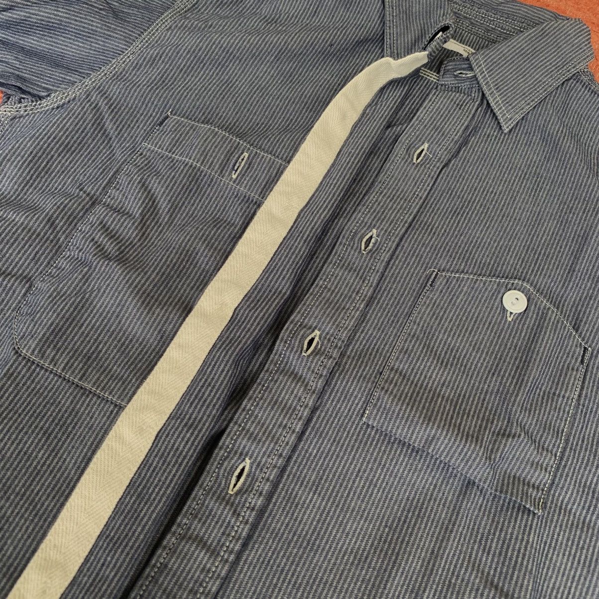 Engineered Garments Engineered Garments - Railroad Herringbone Work Shirt Size US S / EU 44-46 / 1 - 7 Thumbnail