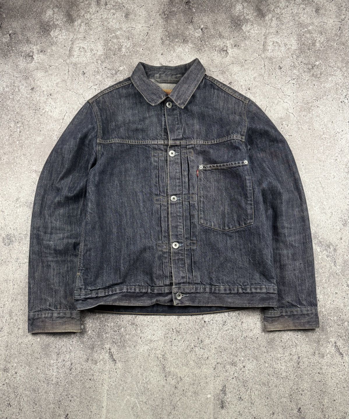 Levis Vintage Trucker Denim Jacket Rare Western Cowboy Vibe