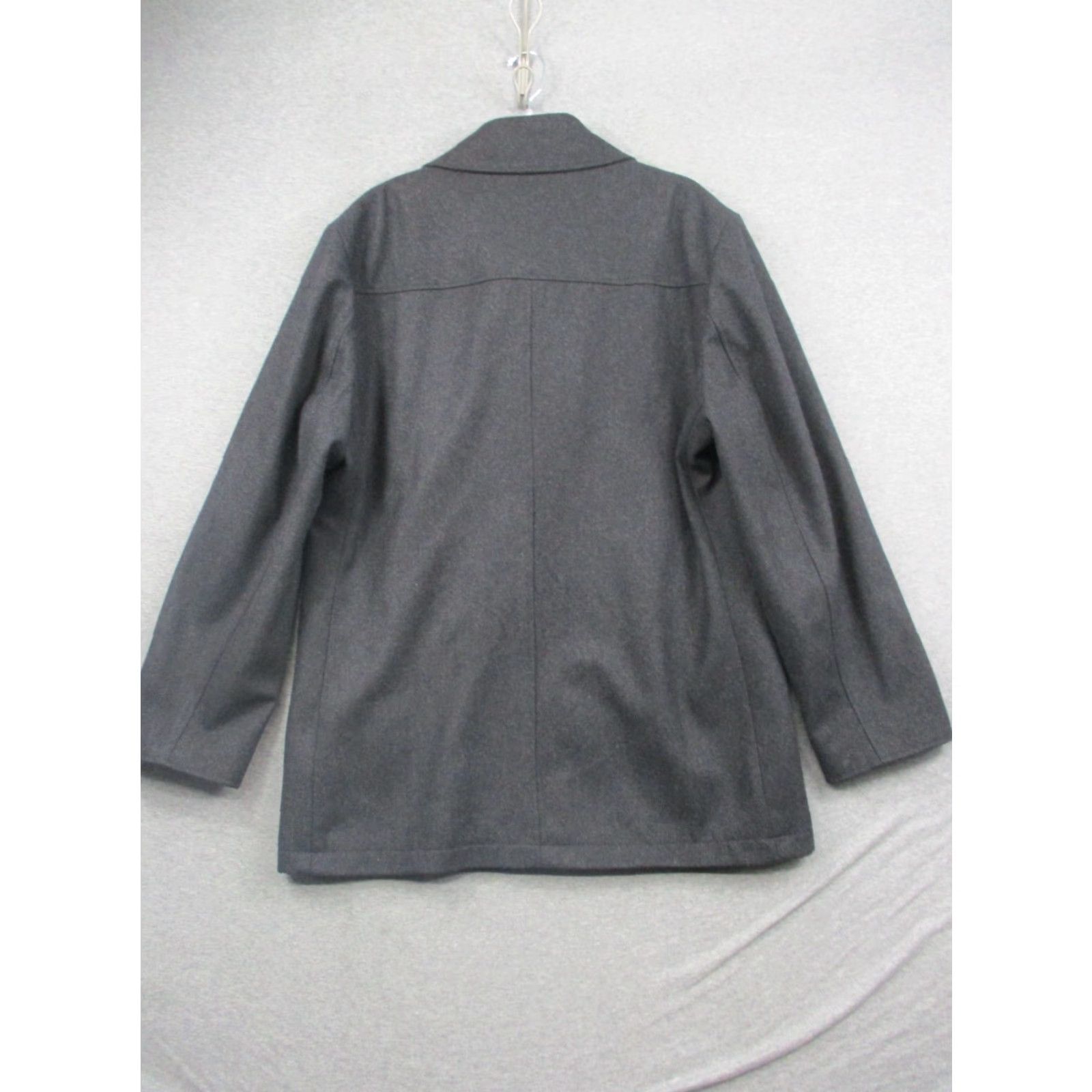 Ralph Lauren Lauren Ralph Lauren Jacket Coat Women's Large Wool Blend Pea Coat Gray Long Sleeve Regular Regular Size L Size L / US 10 / IT 46 - 3 Thumbnail