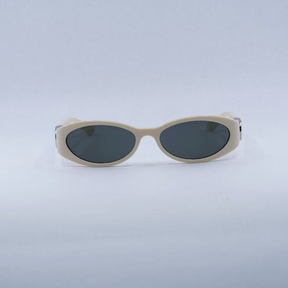 Gucci 🕶️ New Gucci GG1660S 004 Sunglasses - Shiny Ivory Frame Size ONE SIZE - 2 Thumbnail
