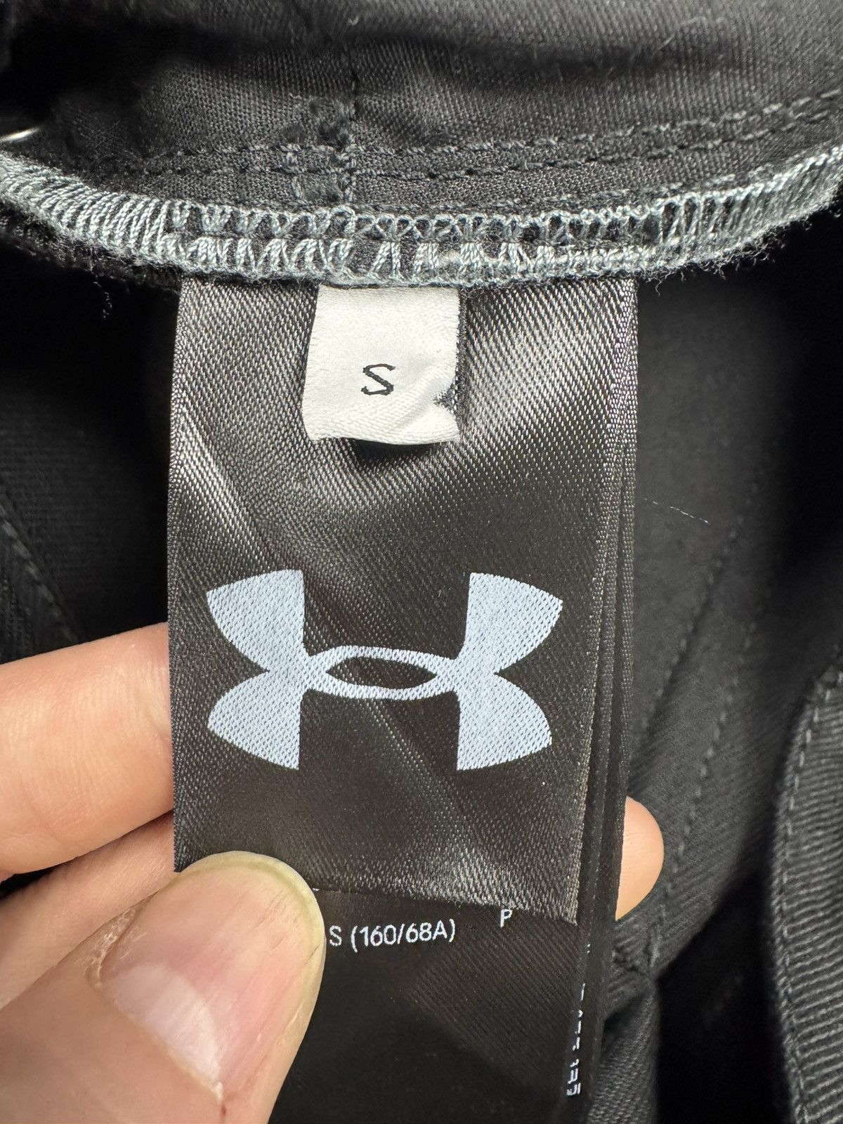 Balenciaga × Under Armour Tracksuit Denim Black/Grey Stripe (S) Size US 34 / EU 50 - 8 Thumbnail