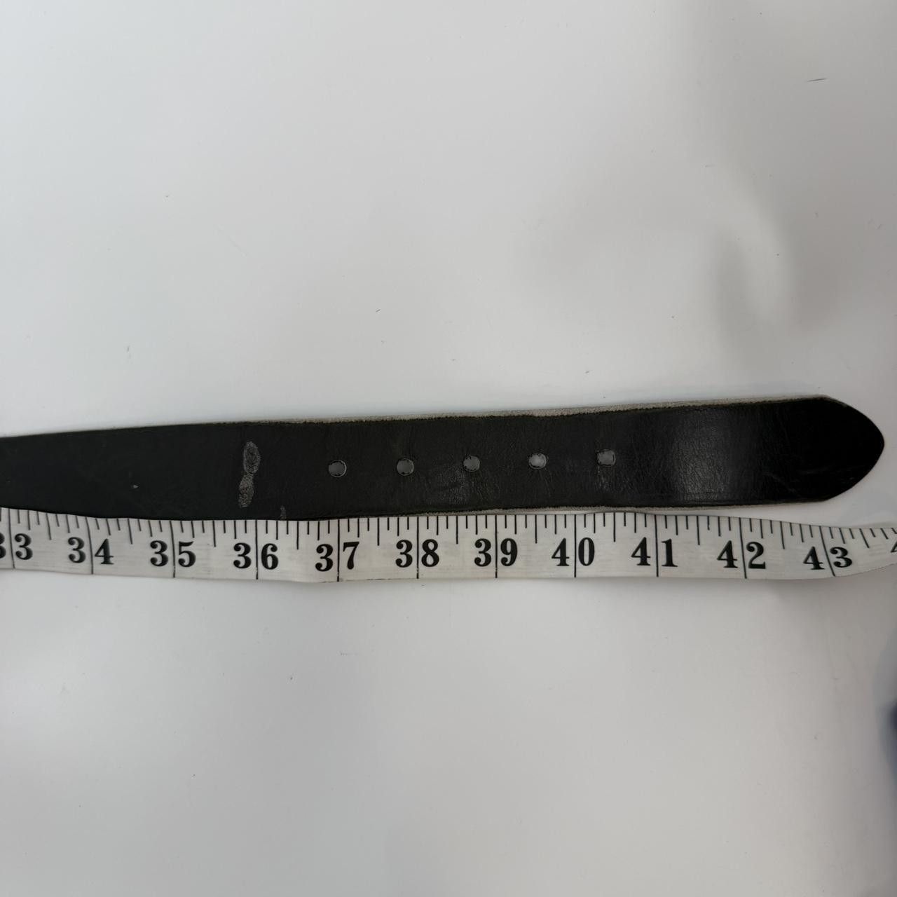 Levi's Levis Leather Belt Black Vintage Size ONE SIZE - 4 Thumbnail