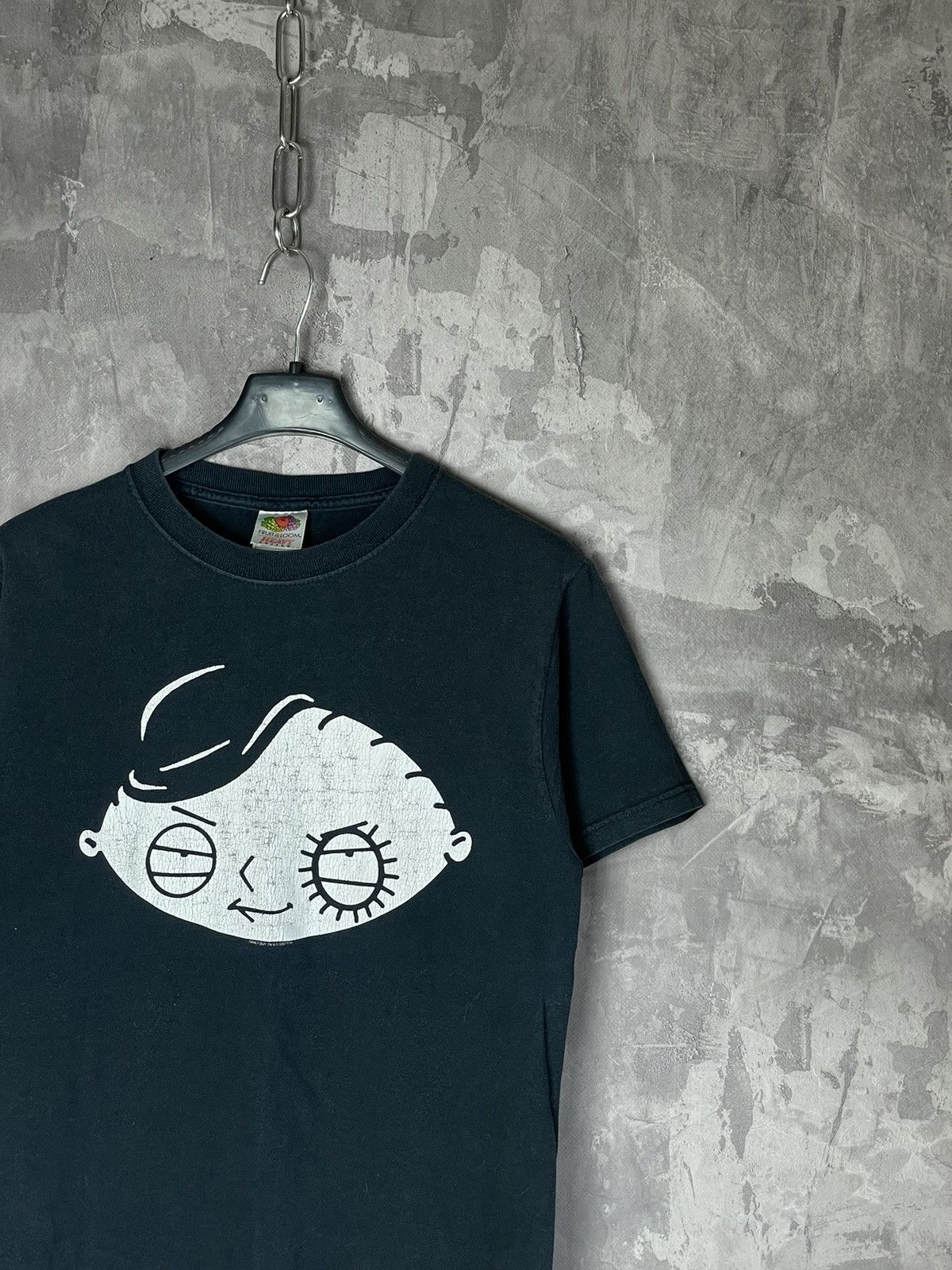 Griffin × Vintage Vintage Y2K Stewie Griffin Faded Fruit of The Loom T shirt Size US S / EU 44-46 / 1 - 4 Thumbnail