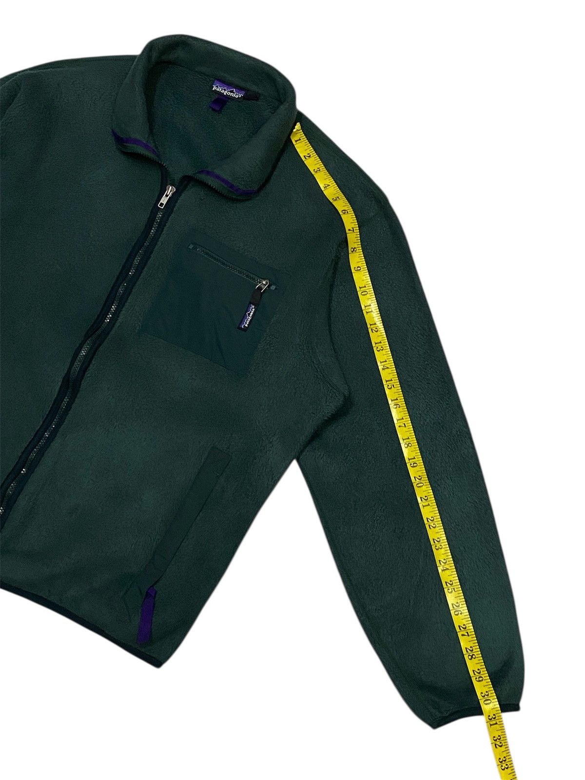 Patagonia Vintage 90s Patagonia Green Full Zip Synchilla Fleece Jacket Size US XL / EU 56 / 4 - 17 Thumbnail