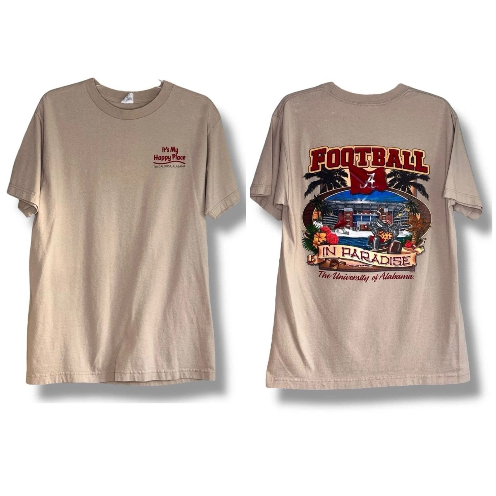 Other Big Al Alabama Crimson Tide Football in Paradise T-shirt. Size M / US 6-8 / IT 42-44 - 1 Thumbnail