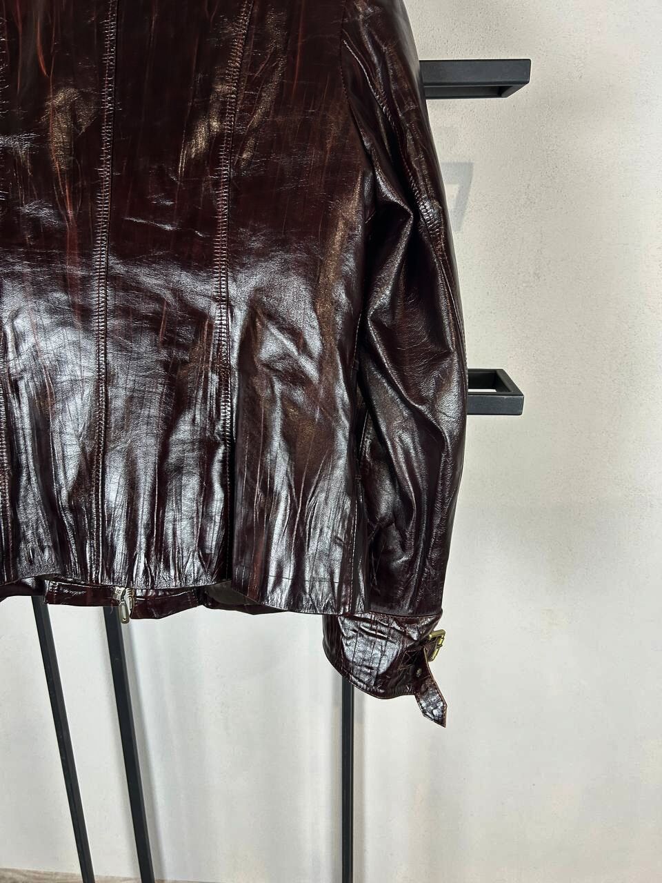 Japanese Brand Leather Jacket Fur Collar Vintage Distressed Biker Red Size US S / EU 44-46 / 1 - 8 Thumbnail