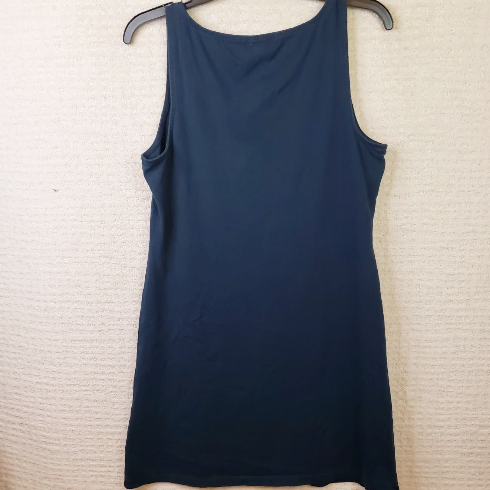 Ralph Lauren Ralph Lauren Polo Jean Co. Women's M Tank Dress Navy Blue Sleeveless Crew Neck Logo Casual Knee-Length Size M / US 6-8 / IT 42-44 - 5 Thumbnail