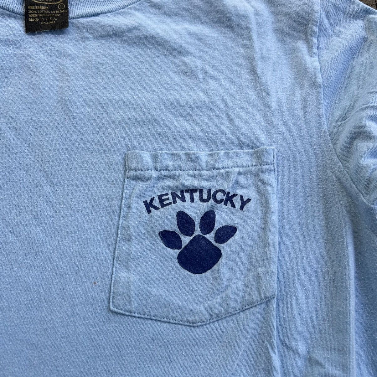 Vintage Vintage 70-80s Kentucky Wildcats Baby Blue Long Sleeve Shirt Size US S / EU 44-46 / 1 - 4 Thumbnail