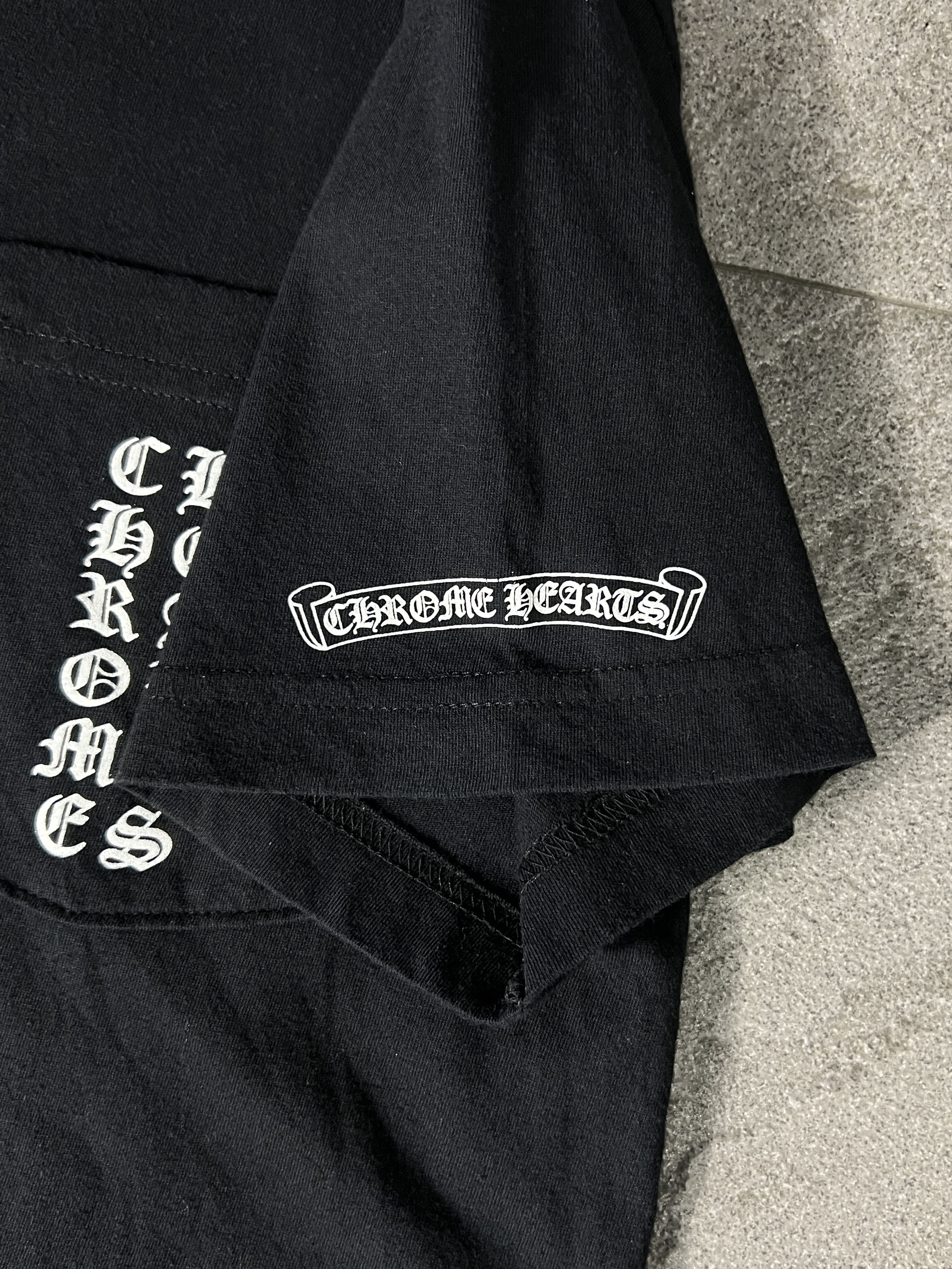 Chrome Hearts Chrome Hearts Tokyo Pocket Tee Black CH Logo USA M Size US M / EU 48-50 / 2 - 4 Thumbnail