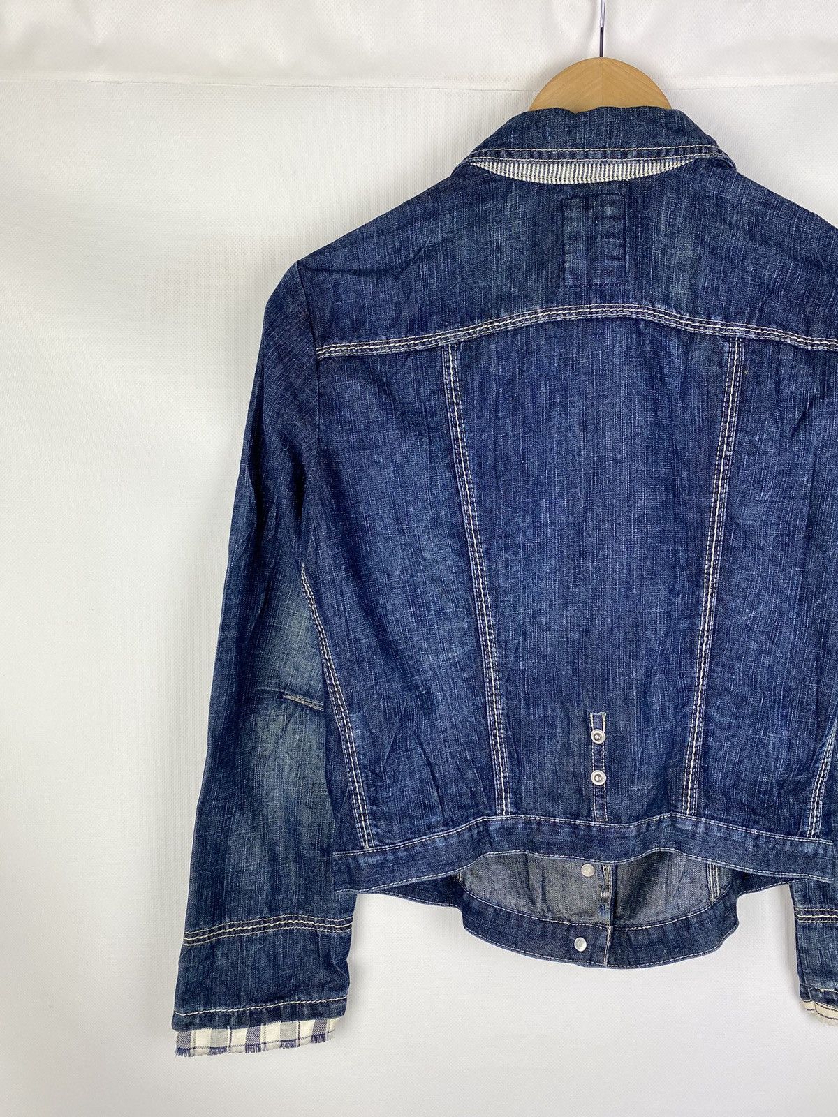Marithe + Francois Girbaud Marithe Francois Girbaud ladies avant-garde denim jacket Size M / US 6-8 / IT 42-44 - 15 Thumbnail