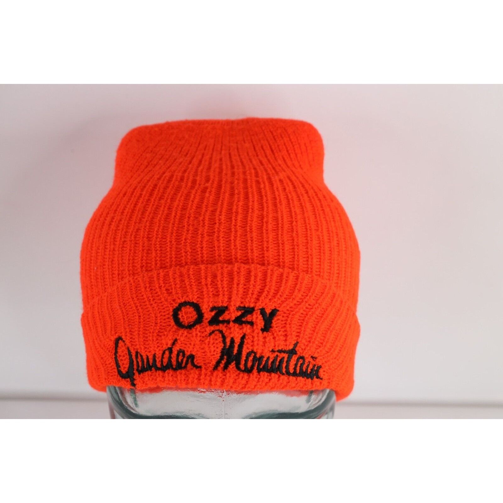 Vintage Vintage 90s Ozzy Osbourne Gander Mountain Knit Beanie Size ONE SIZE - 1 Thumbnail