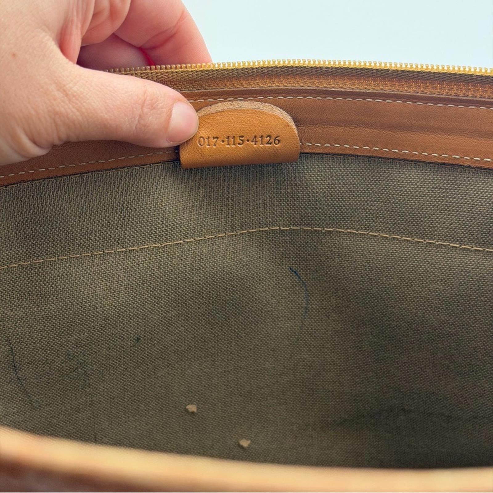 Gucci GUCCI VINTAGE GG CANVAS WEB PORTFOLIO CLUTCH Size ONE SIZE - 8 Thumbnail