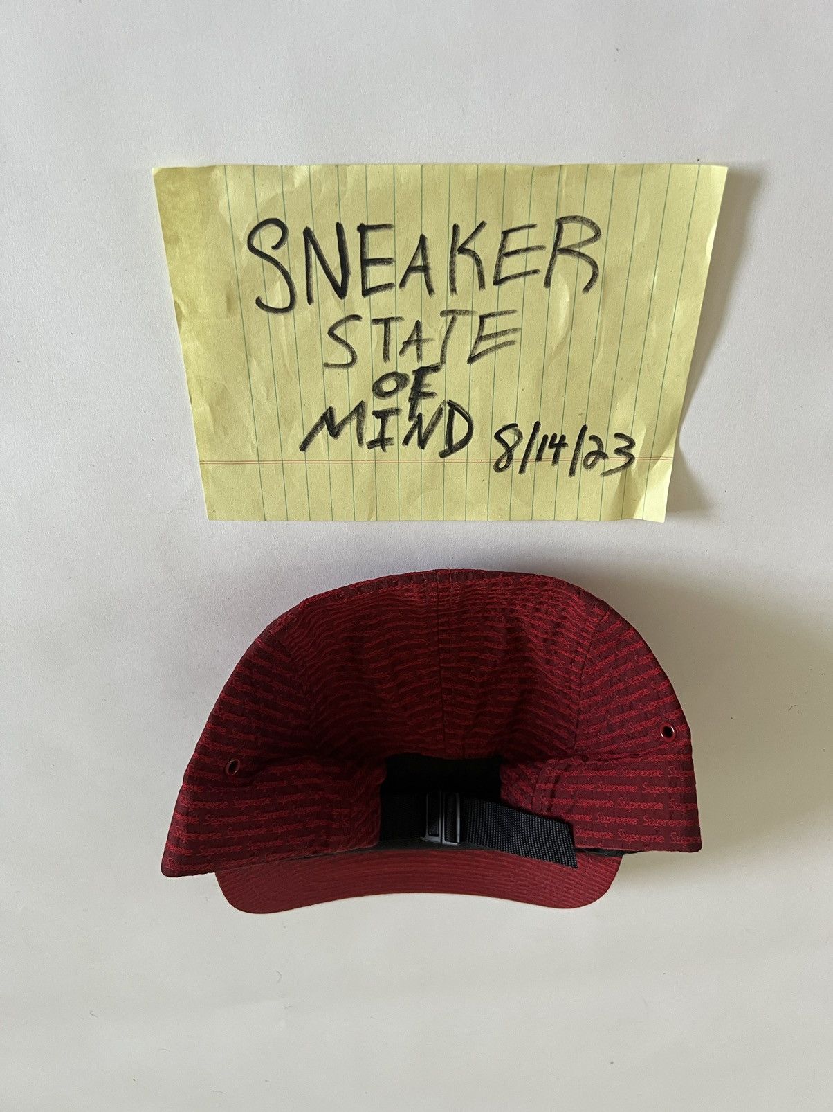 Supreme RARE RED REPEATER SUPREME CAMP CAP F/W 2013 FAST SHIPPING Size ONE SIZE - 2 Thumbnail