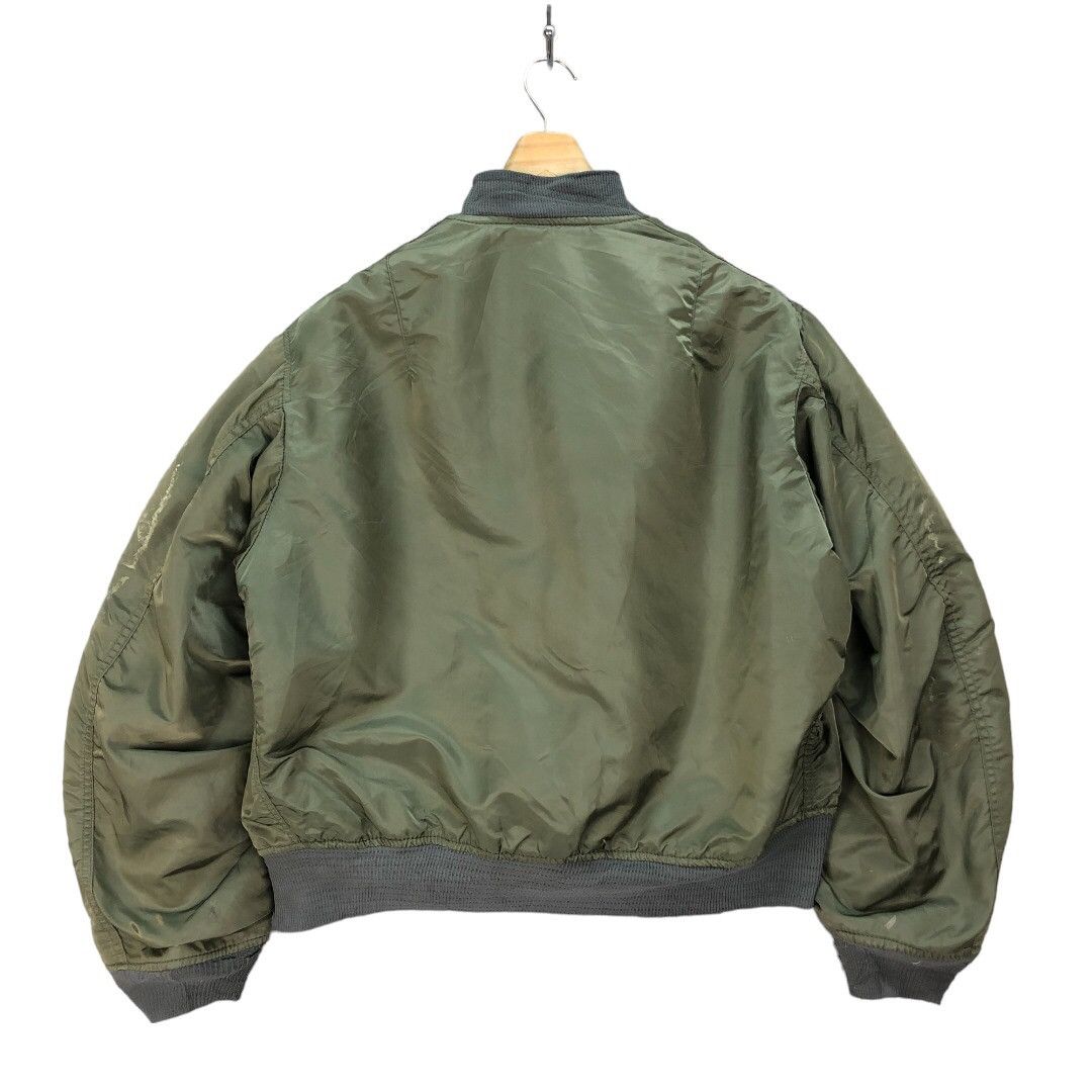 Alpha Industries Vintage ALPHA Made In Usa USAF MA-1 Bomber Jacket #4878-37 Size US L / EU 52-54 / 3 - 14 Thumbnail