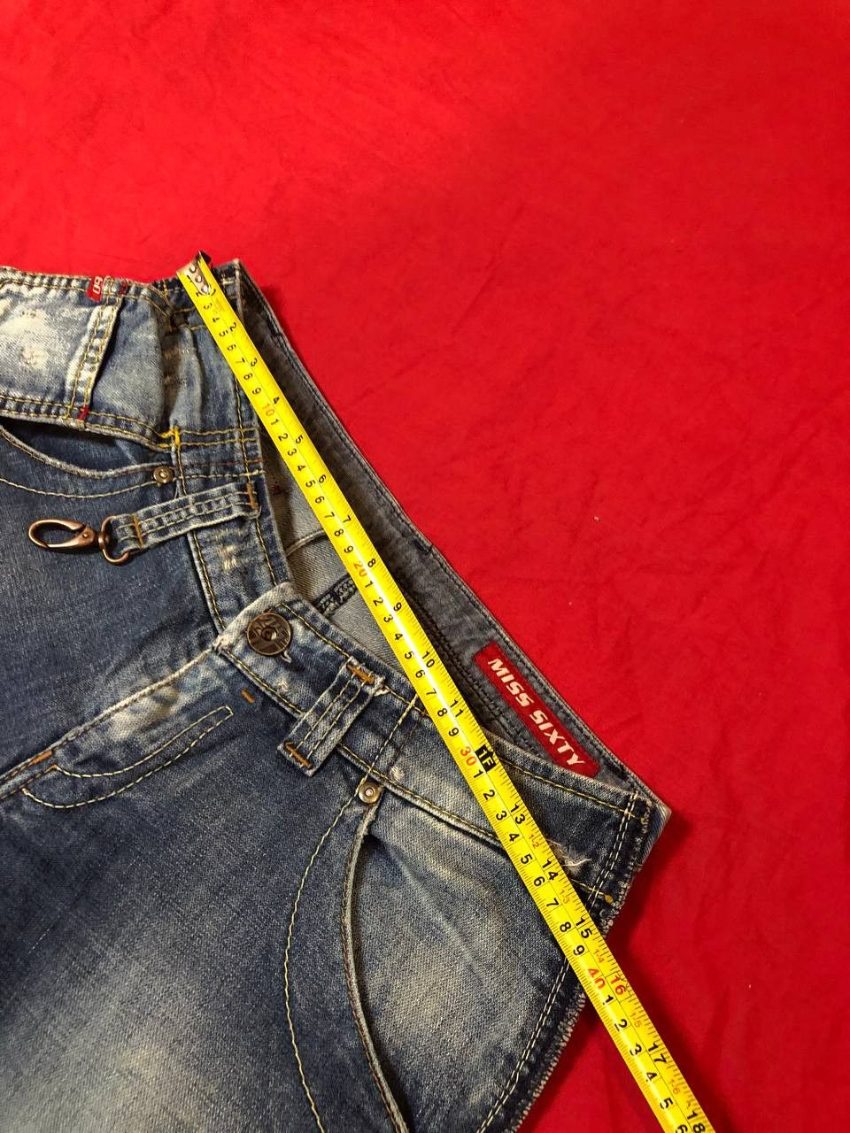Miss Sixty Vintage Y2K Miss Sixty Low Rise Jeans streetwear Size 28" / US 6 / IT 42 - 10 Thumbnail