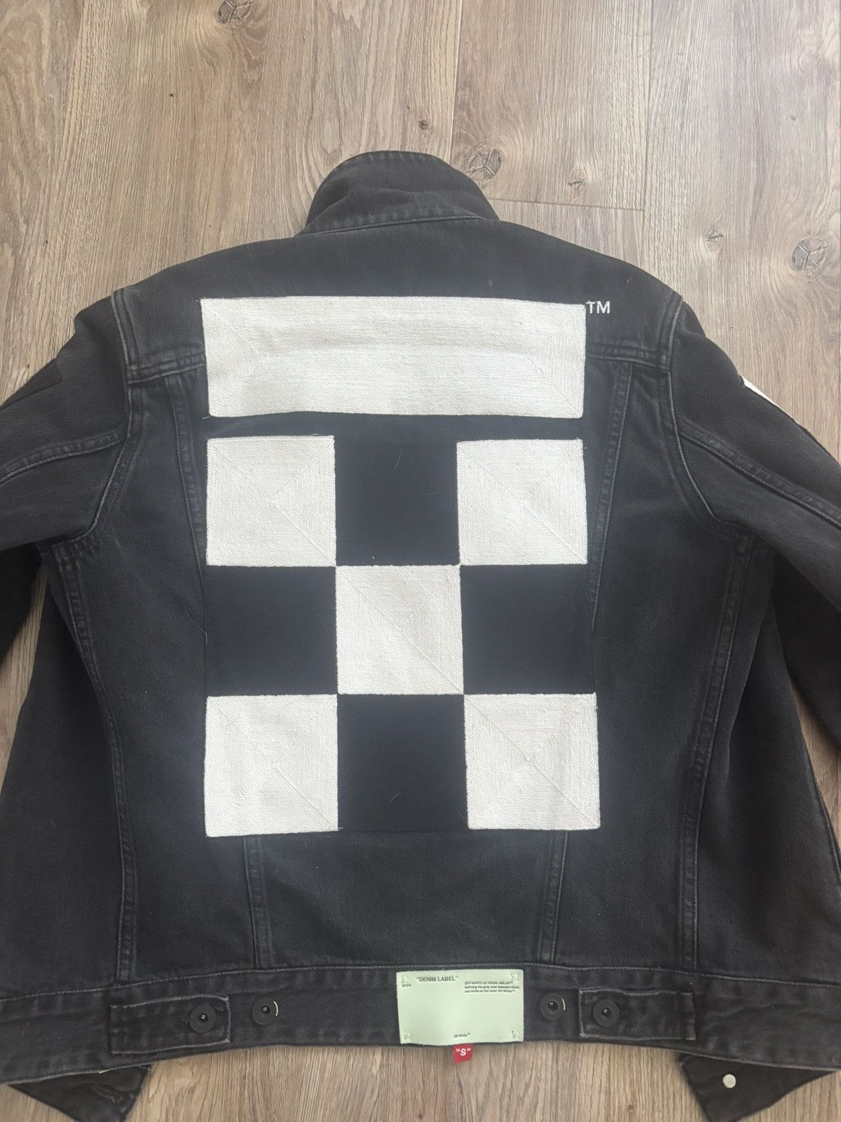 Off-White off white womens denim jacket Size S / US 4 / IT 40 - 4 Thumbnail