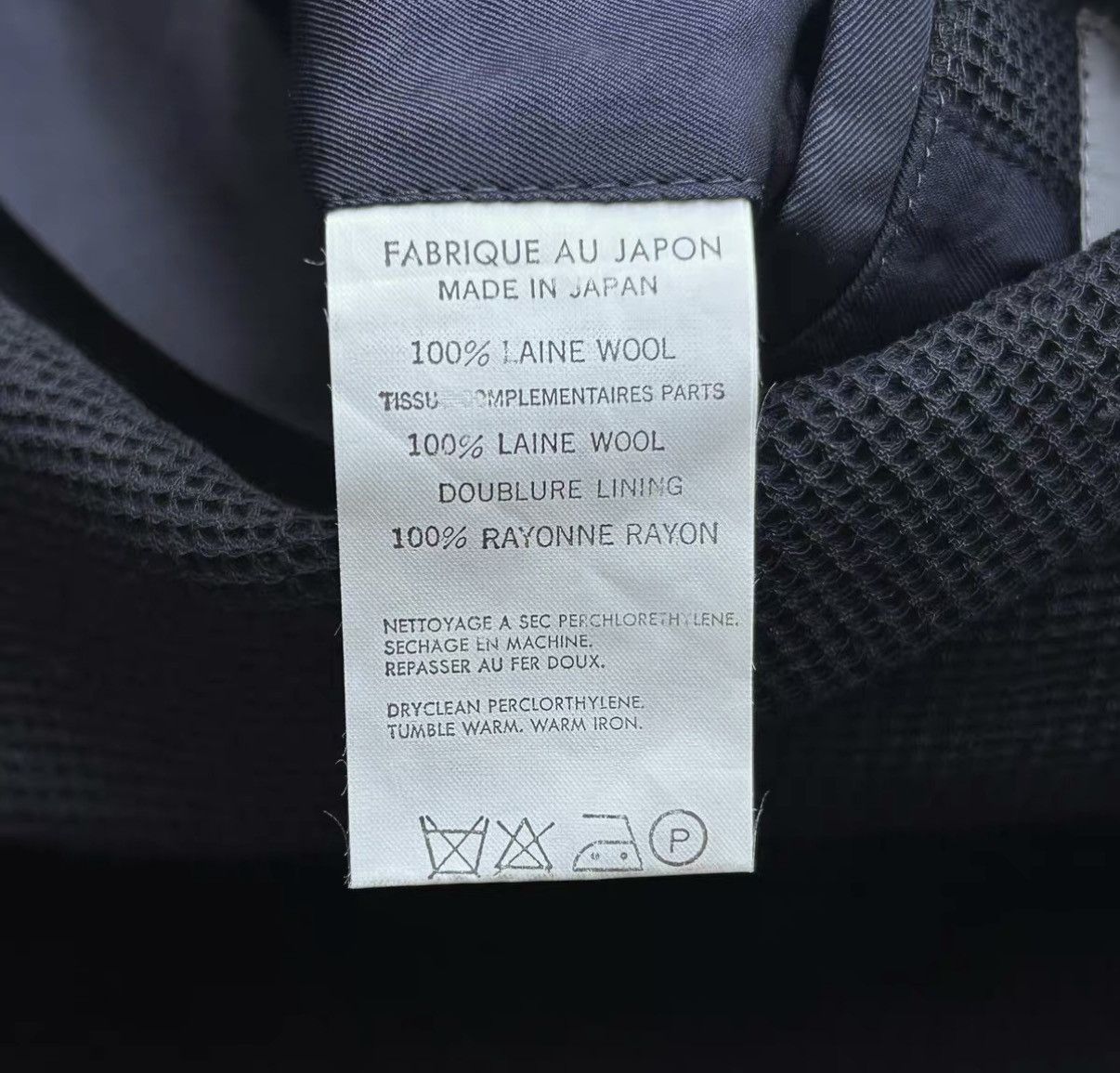 Yohji Yamamoto Yohji Yamamoto 95aw Blue & White Woven Collar Blazer K4 Size US M / EU 48-50 / 2 - 6 Thumbnail