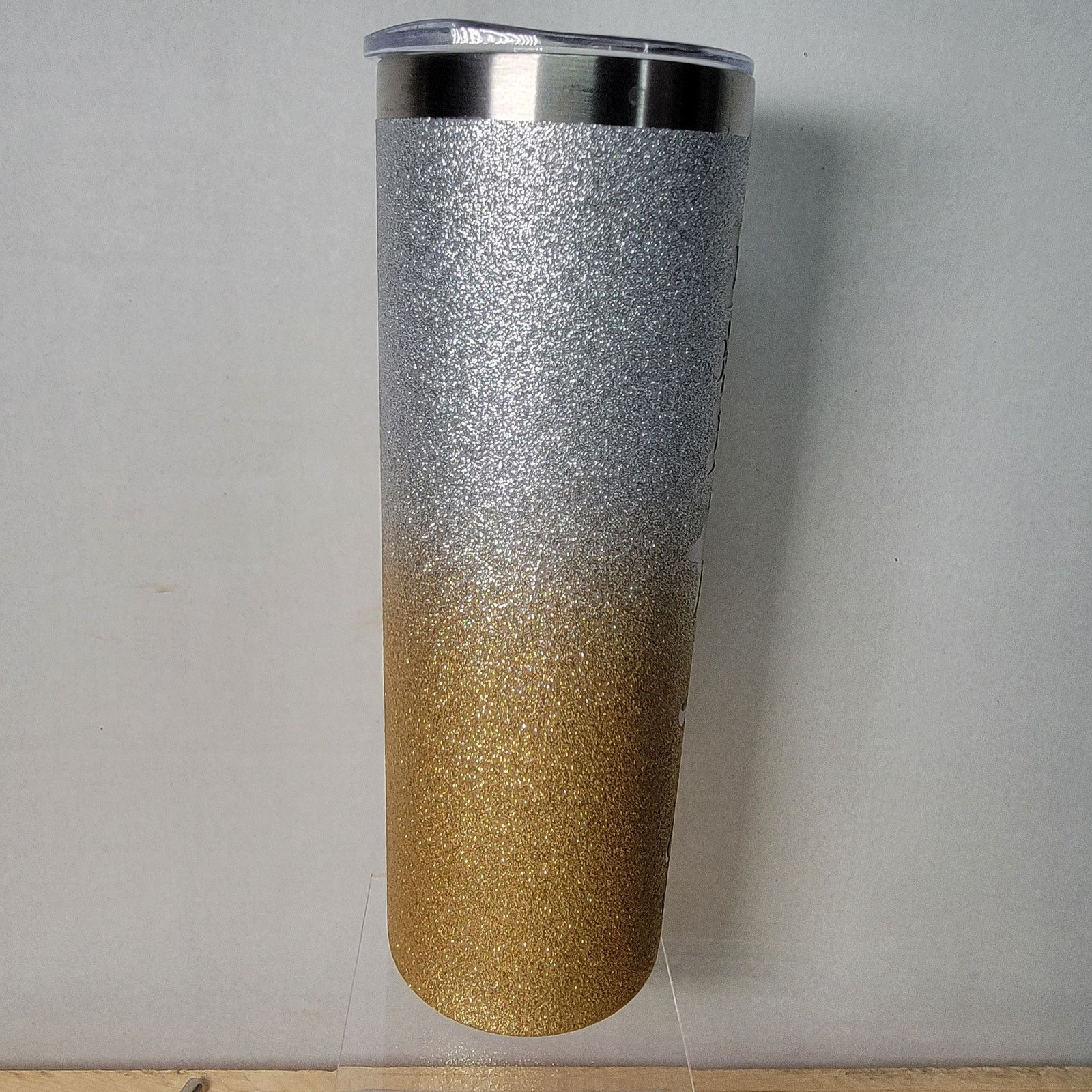 Other Glitter Travel Tumbler w/ Sip Lid, Straw & Straw Cleaner Size ONE SIZE - 5 Thumbnail