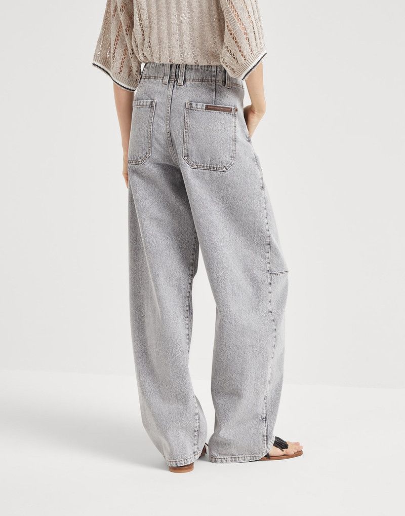 Brunello Cucinelli o1la1rc1a0326 Authentic Denim Pants in Blue Size 28" / US 6 / IT 42 - 2 Thumbnail