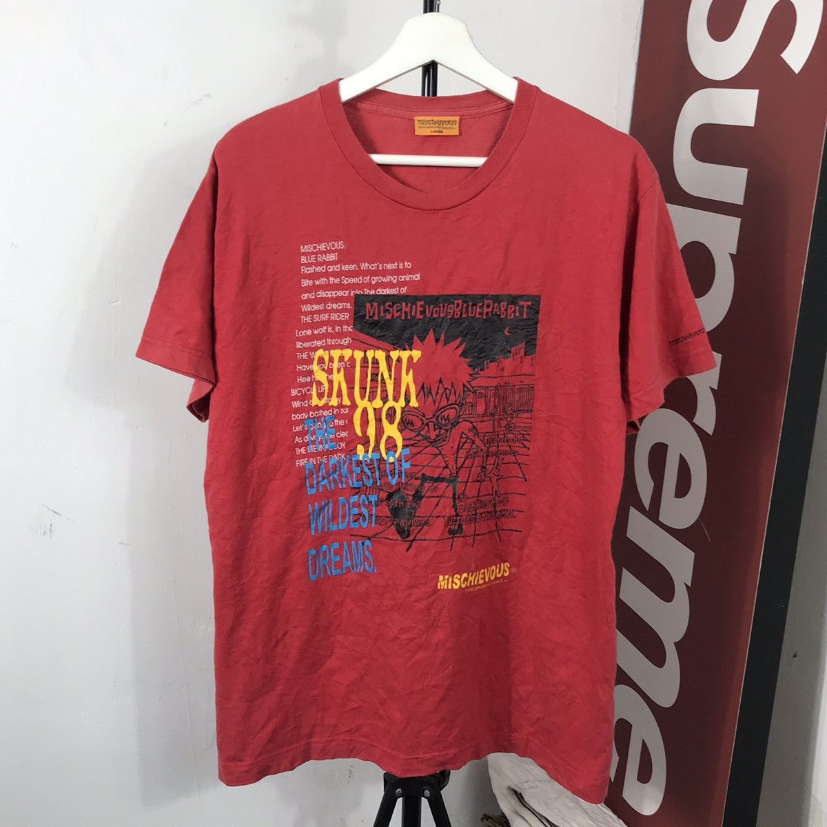 Japanese Brand 🔥Mischievous Skunk Punk by Emi Nakayama Seditionaries Tee Size US L / EU 52-54 / 3 - 1 Thumbnail