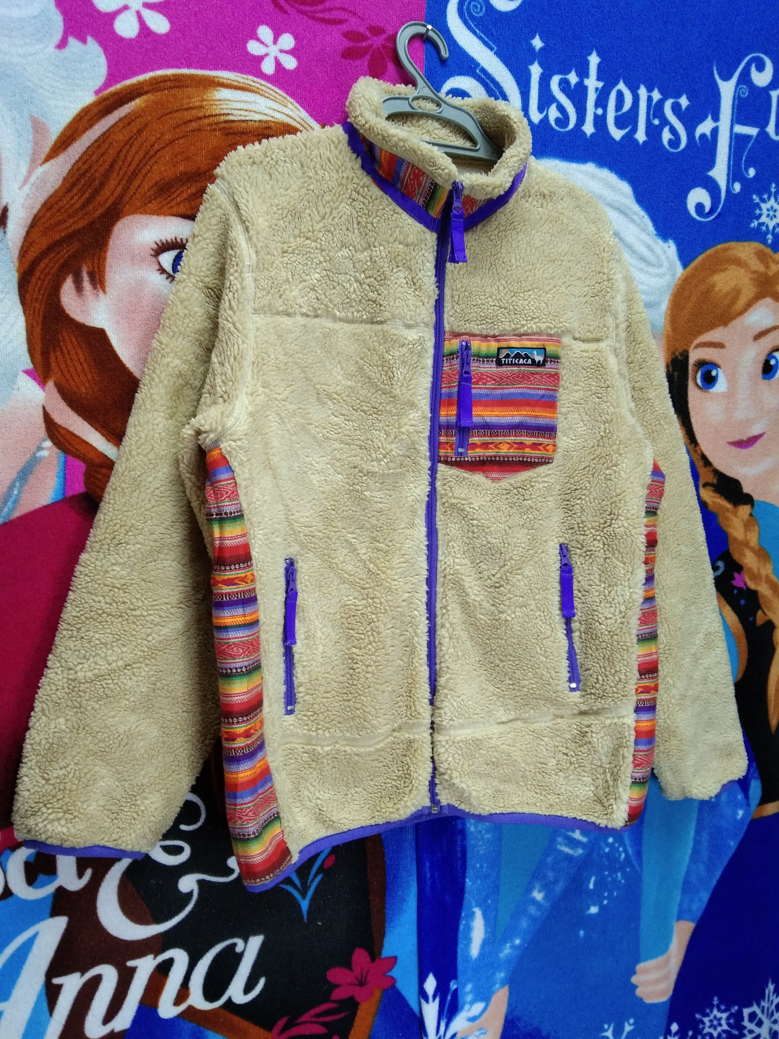 Japanese Brand TITICACA DEEP PILE FLEECE JACKET Size US L / EU 52-54 / 3 - 3 Thumbnail