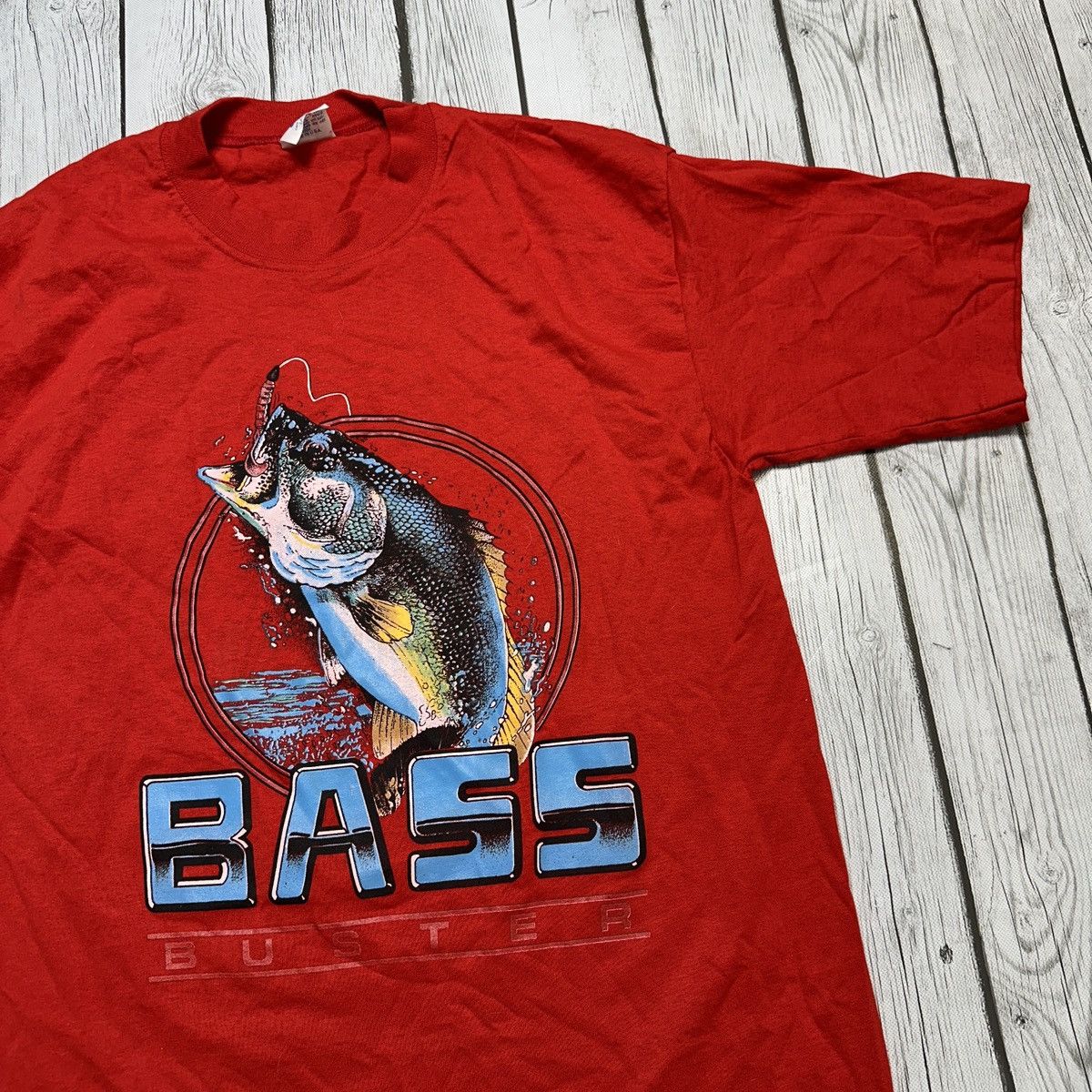 Vintage Vintage Bass tee Size US L / EU 52-54 / 3 - 3 Thumbnail