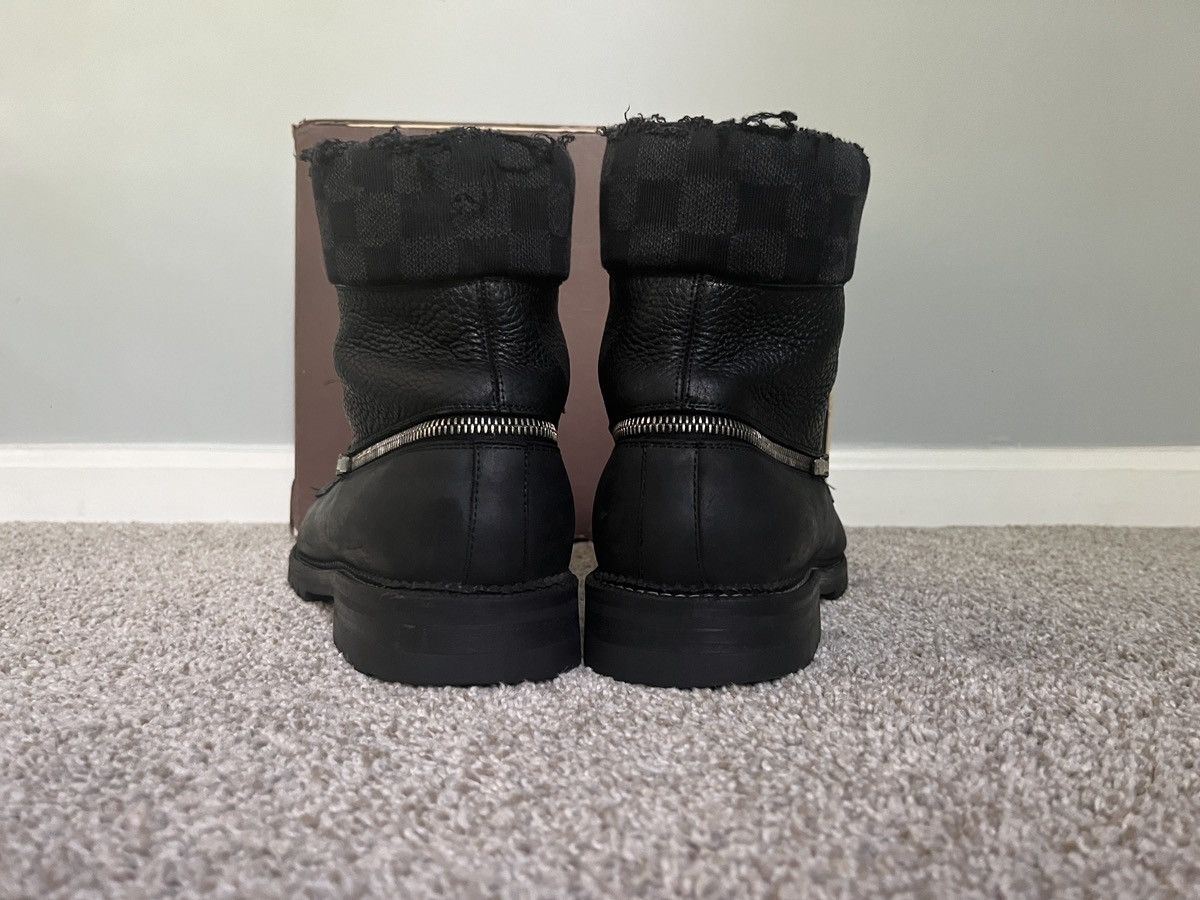 Louis Vuitton Louis Vuitton Black Combat Boots size 11.5 Size US 11.5 / EU 44-45 - 2 Thumbnail