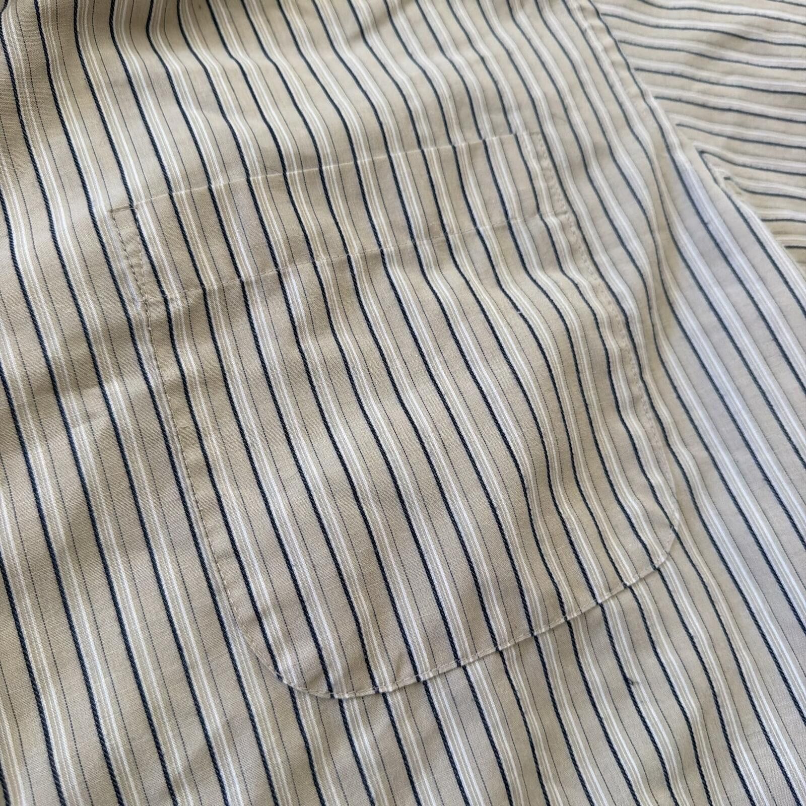 Puritan Vintage Y2K 90s Striped Button Up Puritan XL Skater Surfer Size US XL / EU 56 / 4 - 6 Thumbnail