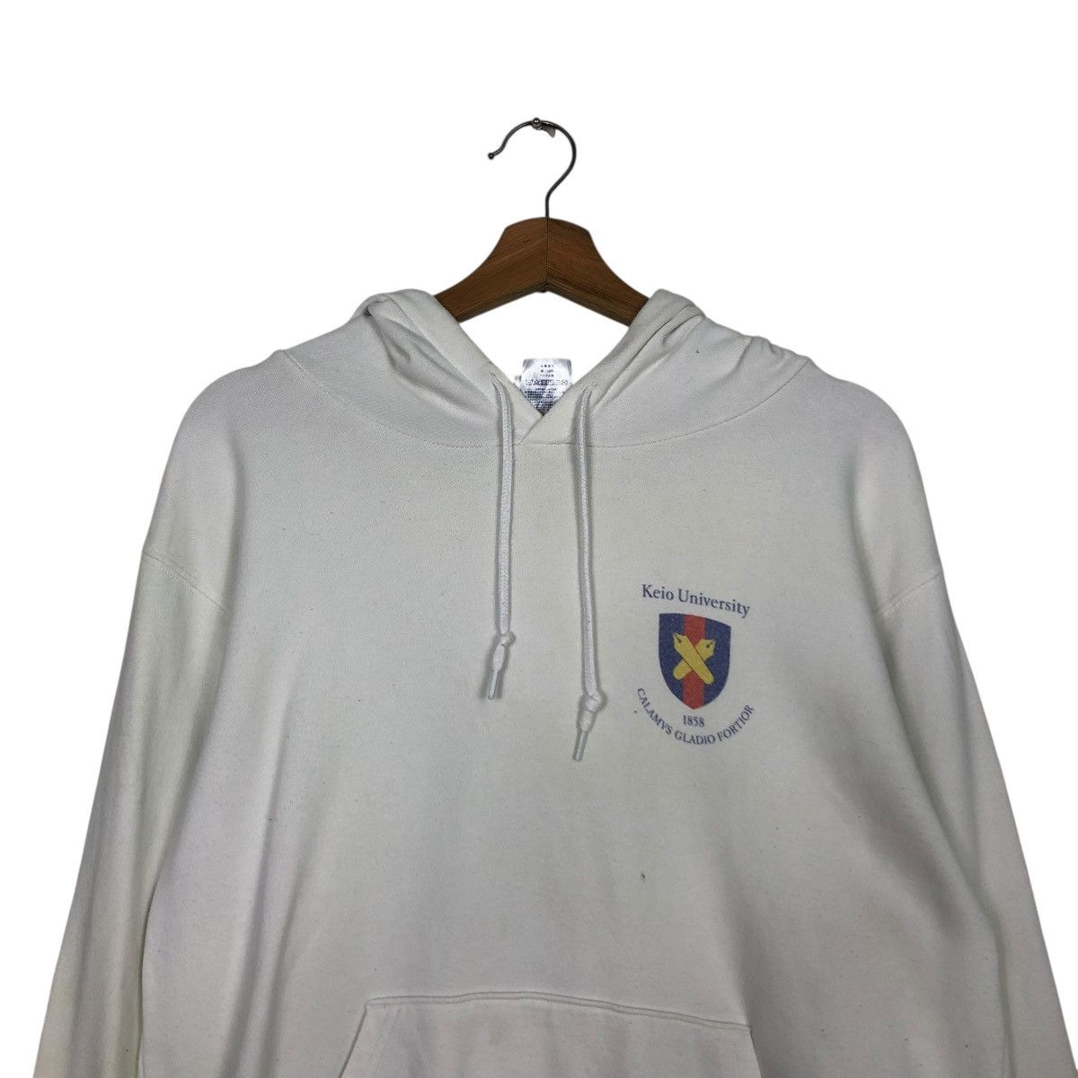 Vintage 🔥VINTAGE HOODIE PULL OVER KEIO UNIVERSITY 1858 BIG LOGO Size US M / EU 48-50 / 2 - 14 Thumbnail
