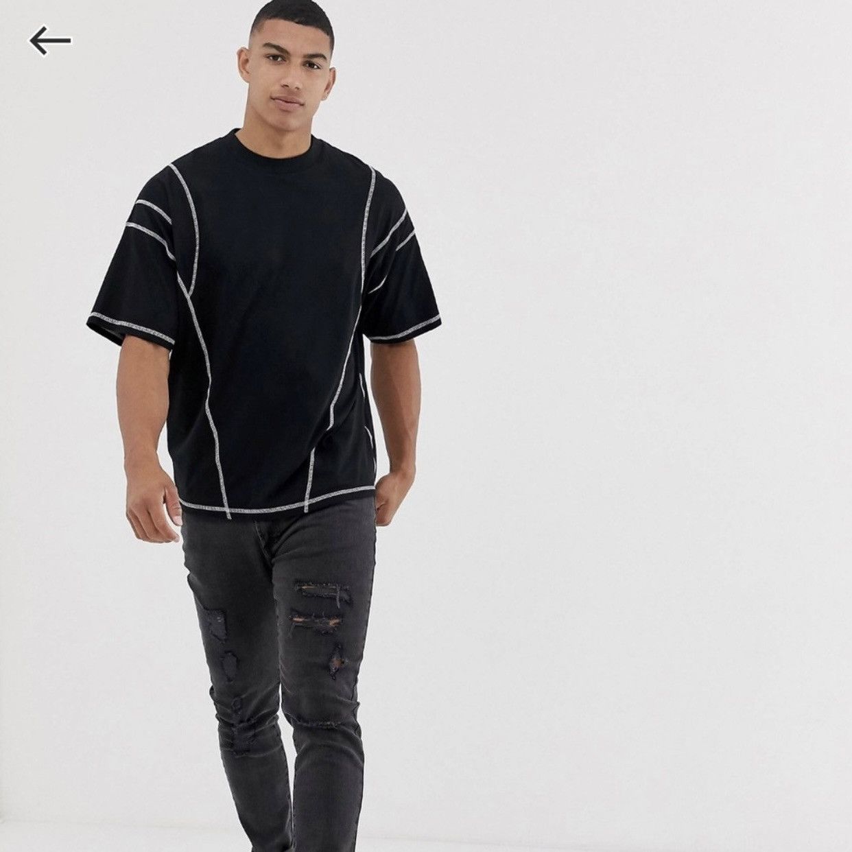 Asos ASOS Oversized T shirt Size US S / EU 44-46 / 1 - 4 Thumbnail
