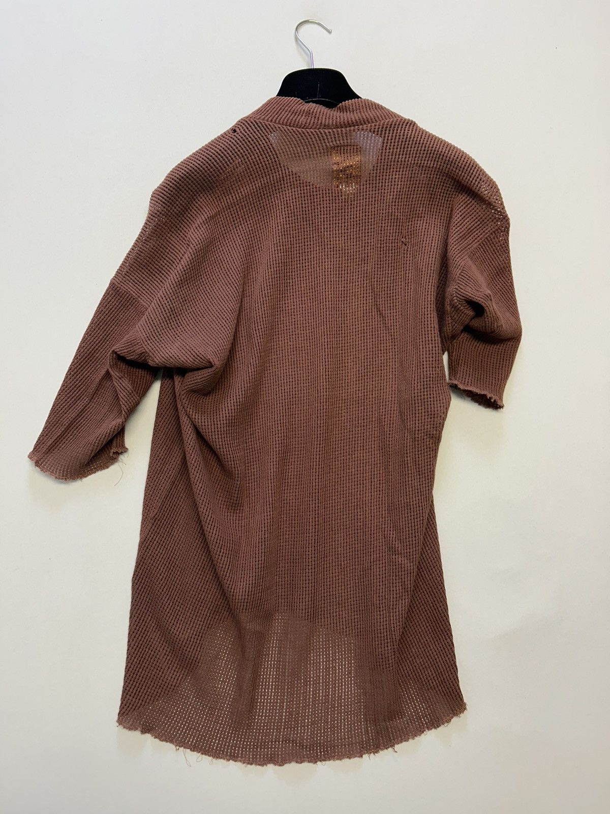 Malcolm McLaren × Vivienne Westwood 1982 world's end asymmetric knit top brown Size US M / EU 48-50 / 2 - 6 Thumbnail