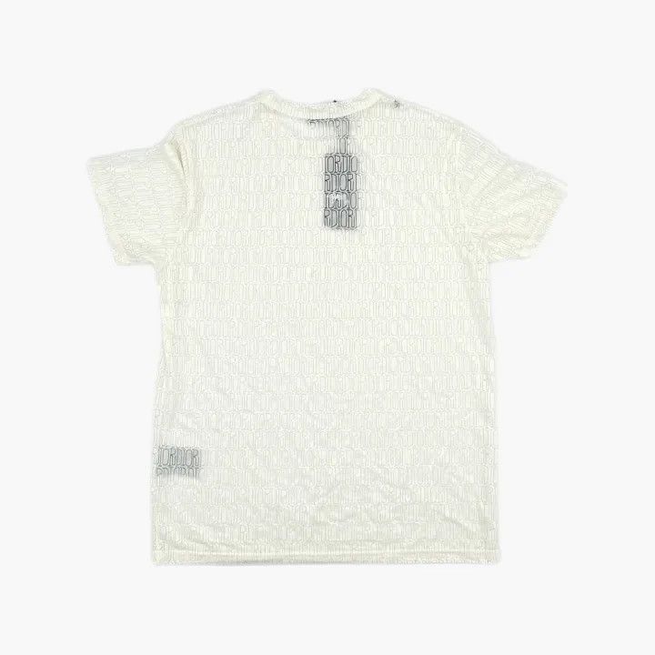 Dior Dior Dior Artistic Signature Sheer White T-Shirt 0079-2507 Size US L / EU 52-54 / 3 - 3 Thumbnail