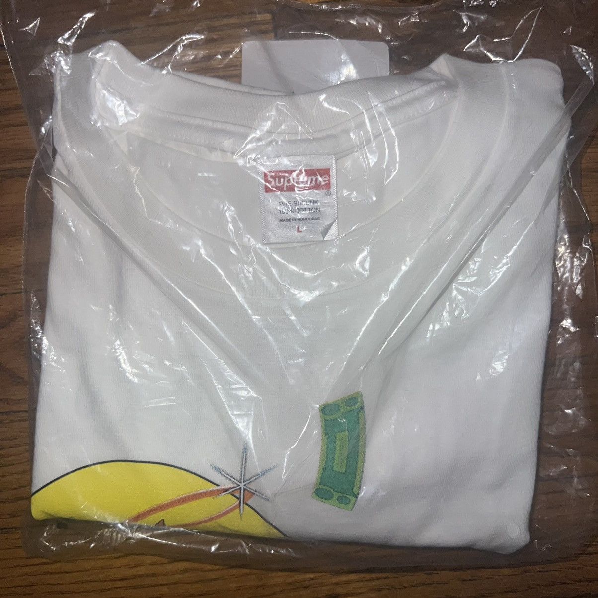 Supreme In Hand Supreme All Dogs GoTo Heaven Tee White Size Large Size US L / EU 52-54 / 3 - 3 Thumbnail