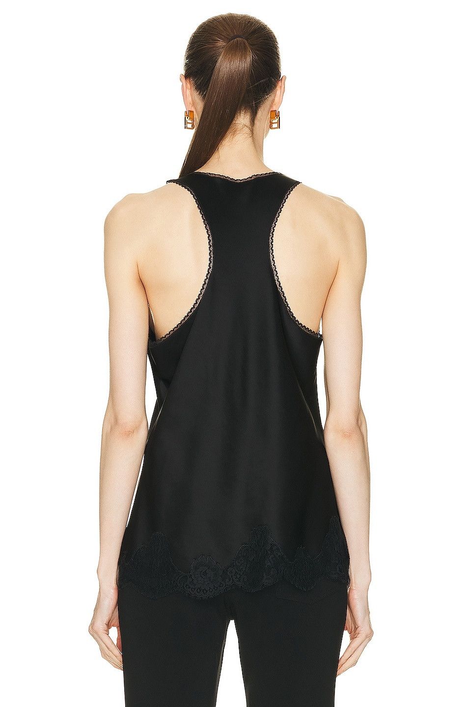 Balenciaga oc11z0625 Slip Top in Black Size S / US 4 / IT 40 - 3 Thumbnail