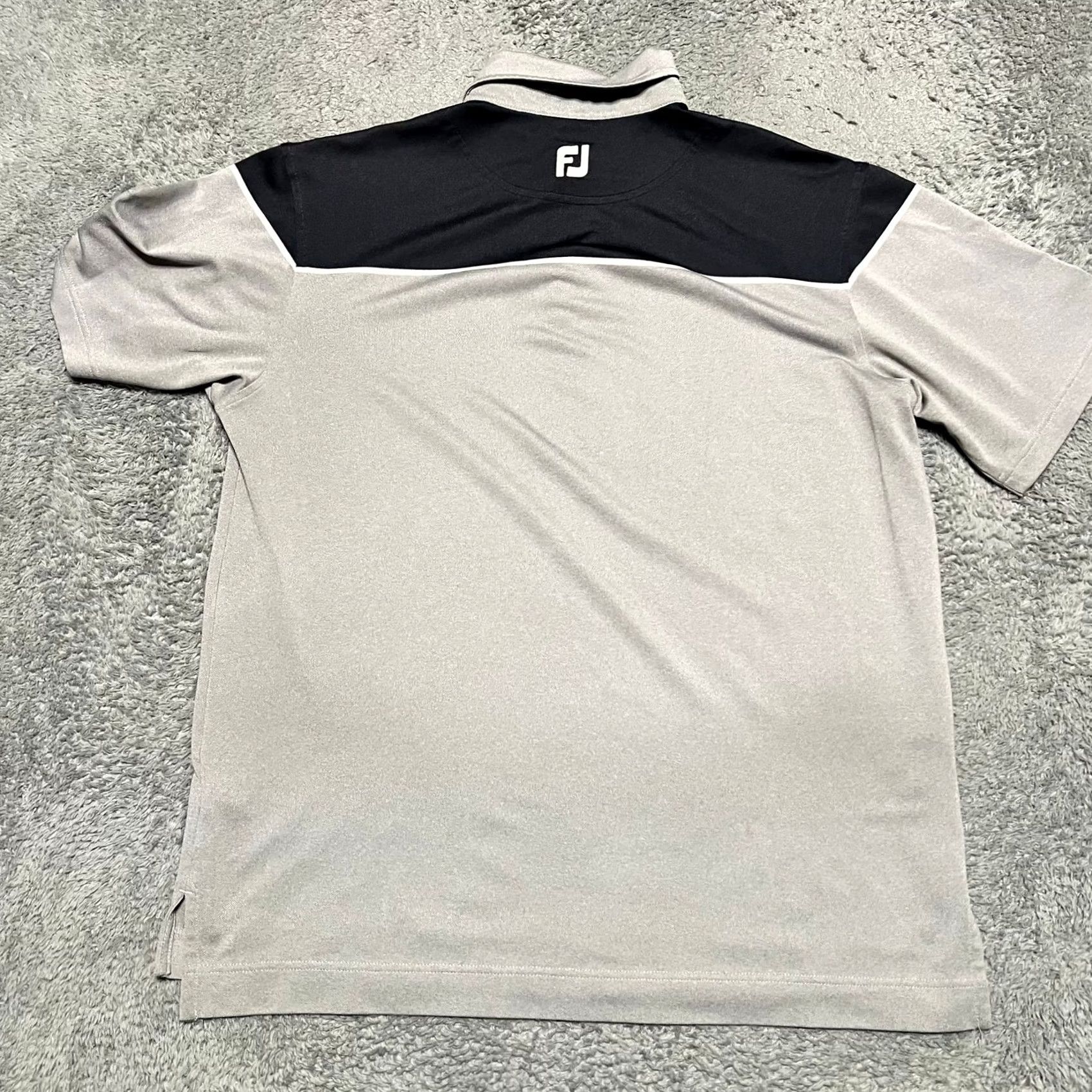Footjoy FootJoy Golf Polo Shirt Mens Medium Gray Colorblock Performance Shirt Mens Gray Colorblock Polo Size US M / EU 48-50 / 2 - 3 Thumbnail