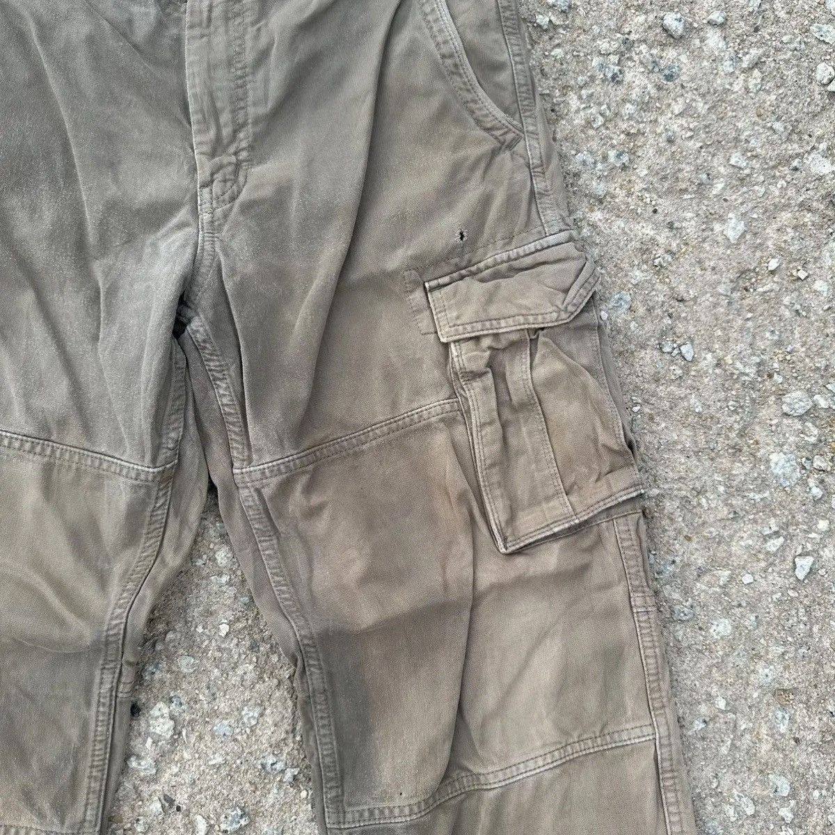 Jungles VINTAGE DOUBLEKNEE TACTICAL FADED UNIQLO JAPANESE CARGO PANT Size US 32 / EU 48 - 4 Thumbnail