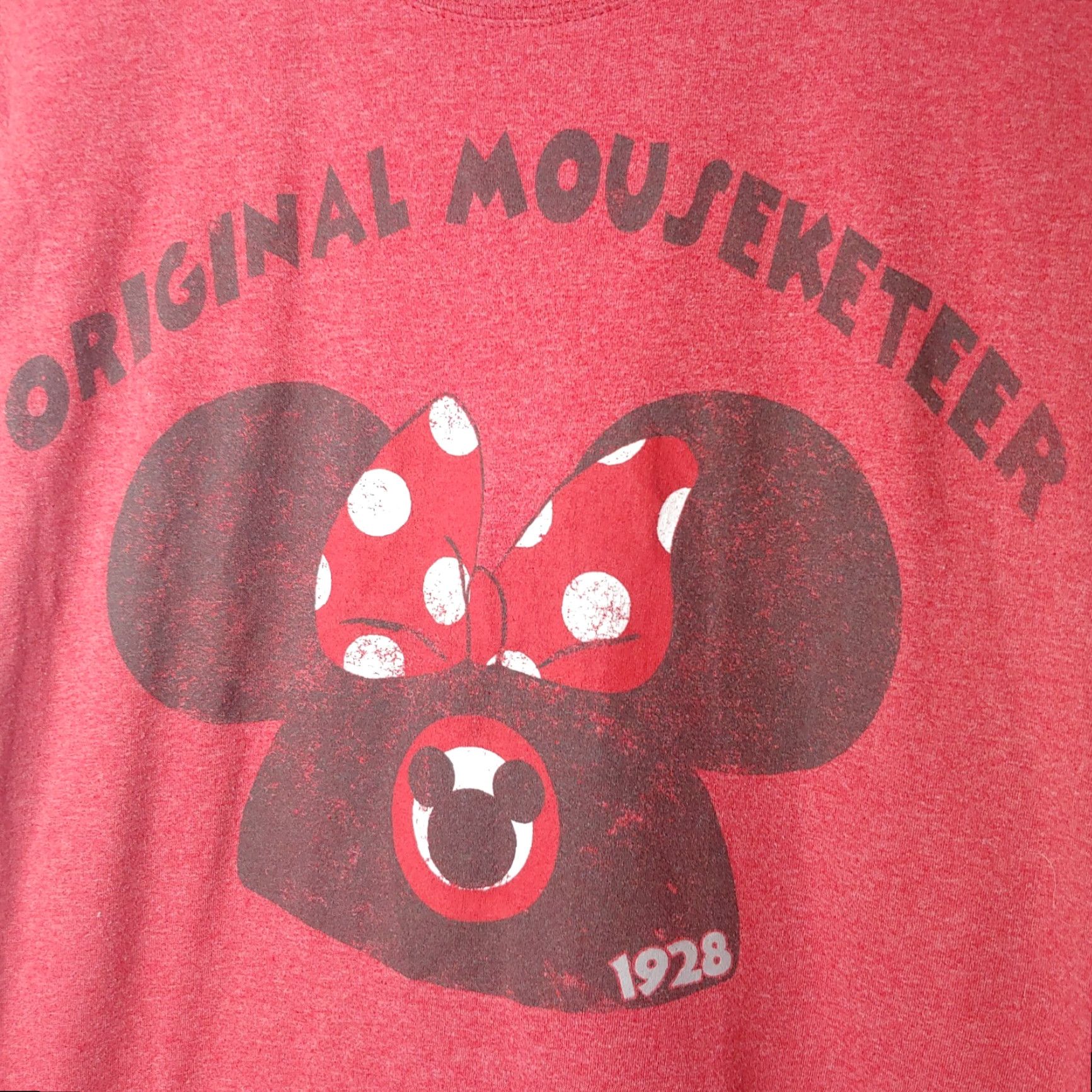 Disney Disney Store Minnie Mouse Mouseketeer Mouseketeers T Shirt XL Red Organic Womens Size XL / US 12-14 / IT 48-50 - 2 Thumbnail