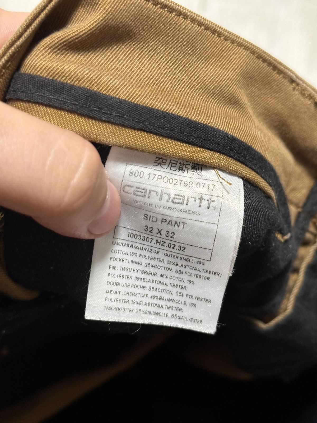 Carhartt × Carhartt Wip Carhartt WIP Y2K Hype Chino Sid Pants Size US 32 / EU 48 - 4 Thumbnail