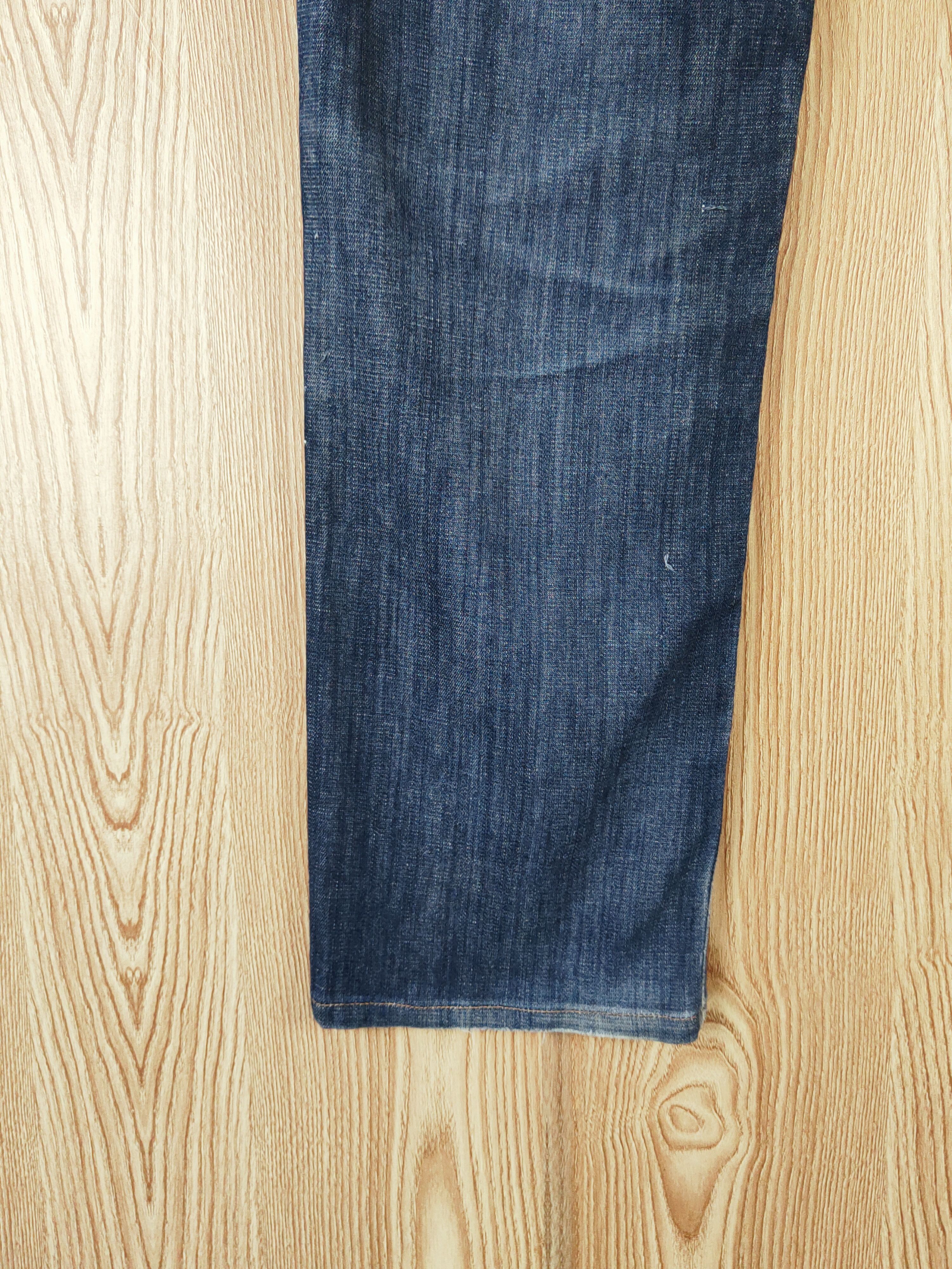 Edwin Edwin Dark Blue Faded Distressed Ripped Jeans #W610 Size US 34 / EU 50 - 10 Thumbnail