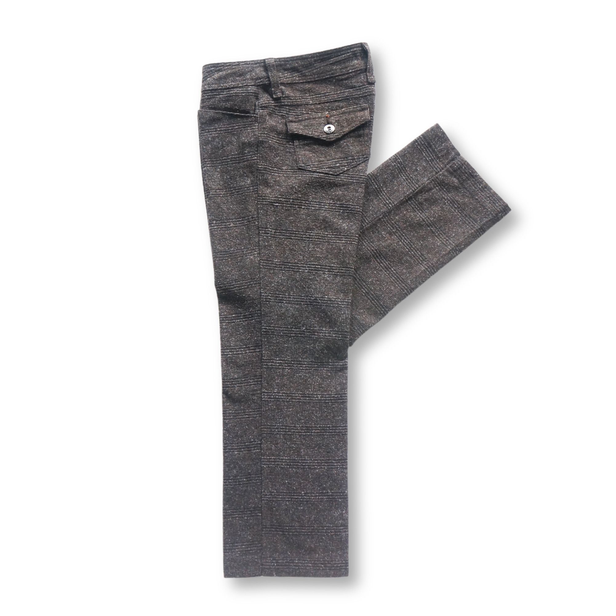 Edwin Something by Edwin Salt and Pepper Horizontal Line Pants Size 28" / US 6 / IT 42 - 4 Thumbnail