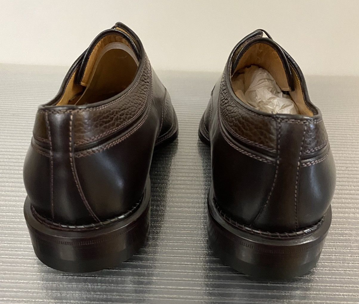 Testoni a.testoni 🇮🇹 caffe leather contrast statesman brogue 8 US NEW Size US 8 / EU 41 - 9 Thumbnail
