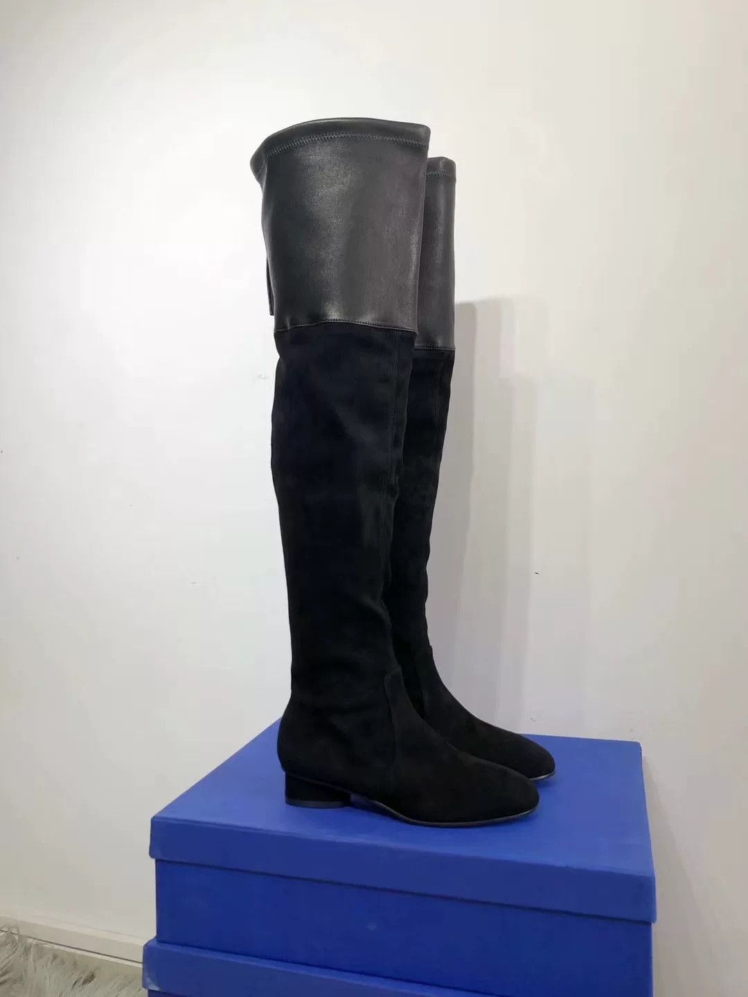 Stuart Weitzman SW Womens Lowland Over-the-Knee Boots Size US 8 / IT 38 - 2 Thumbnail