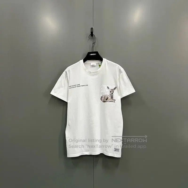 Burberry Burberry Men's Short Sleeve White Cotton T. Size US XS / EU 42 / 0 - 1 Thumbnail